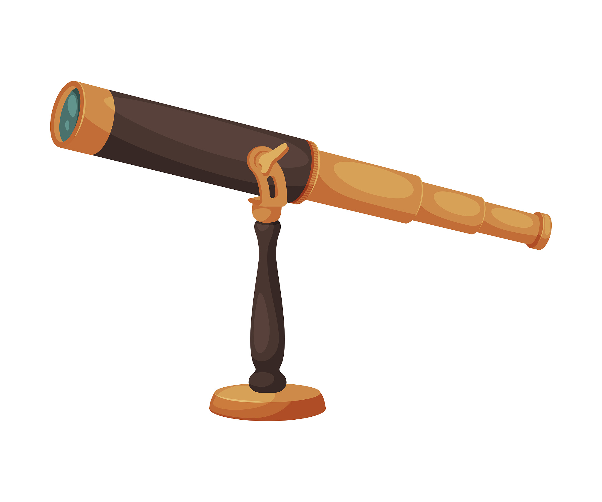 vintage spyglass, telescope optical device, retro spy surveillan