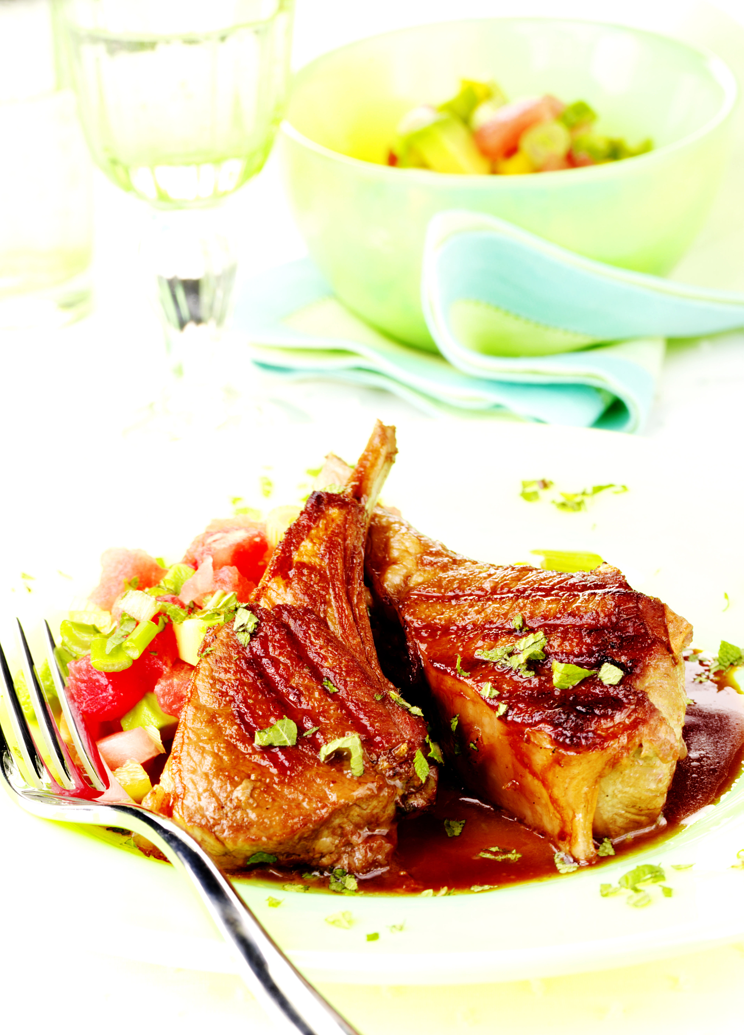 marinated lamb cutlets