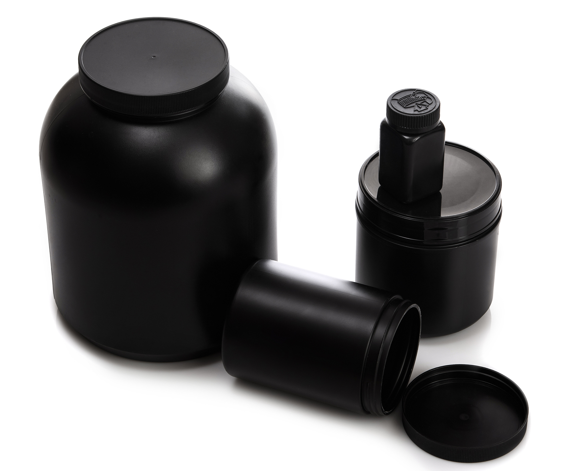 jars with food supplements