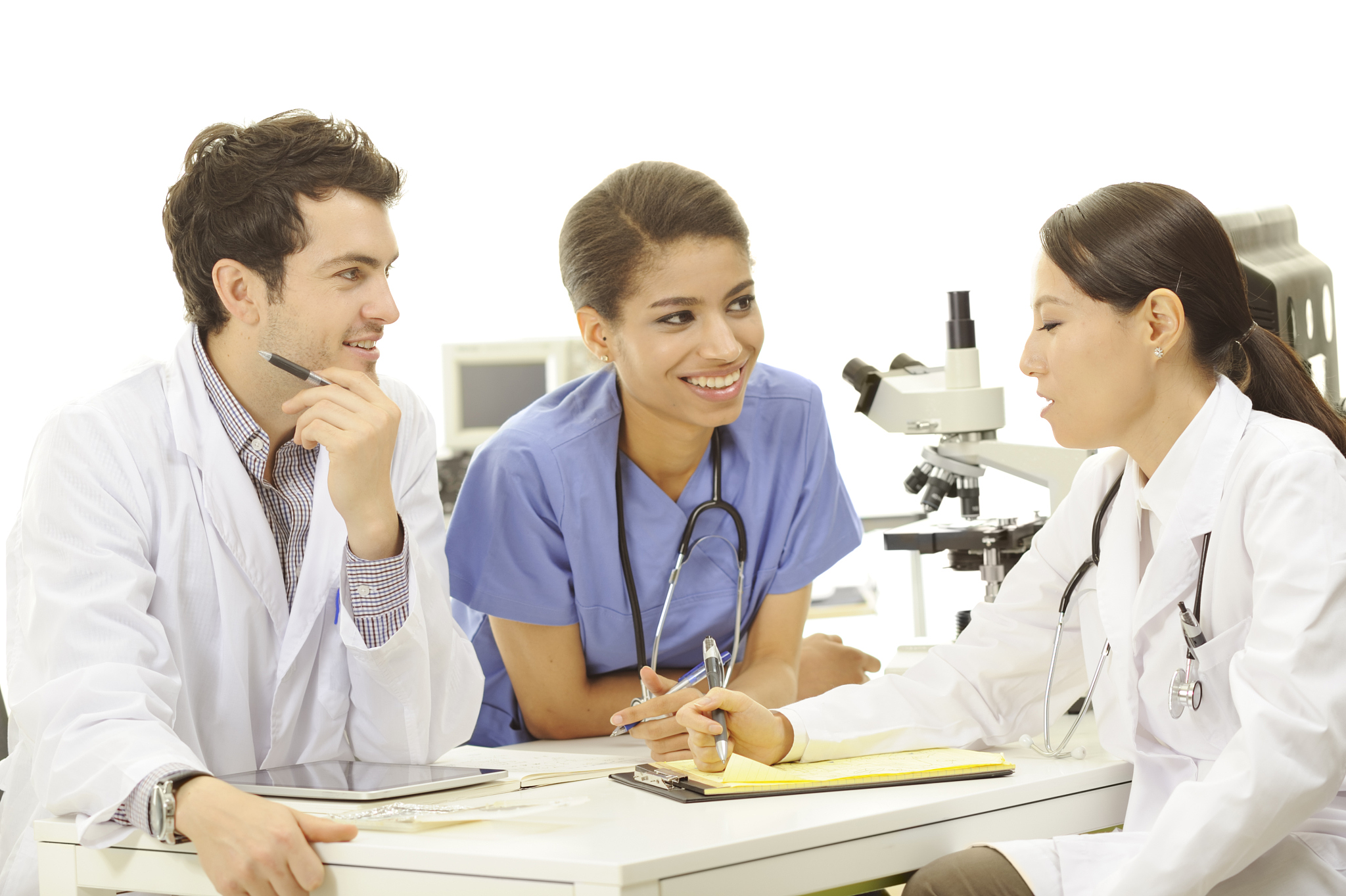 multiethnic medical team