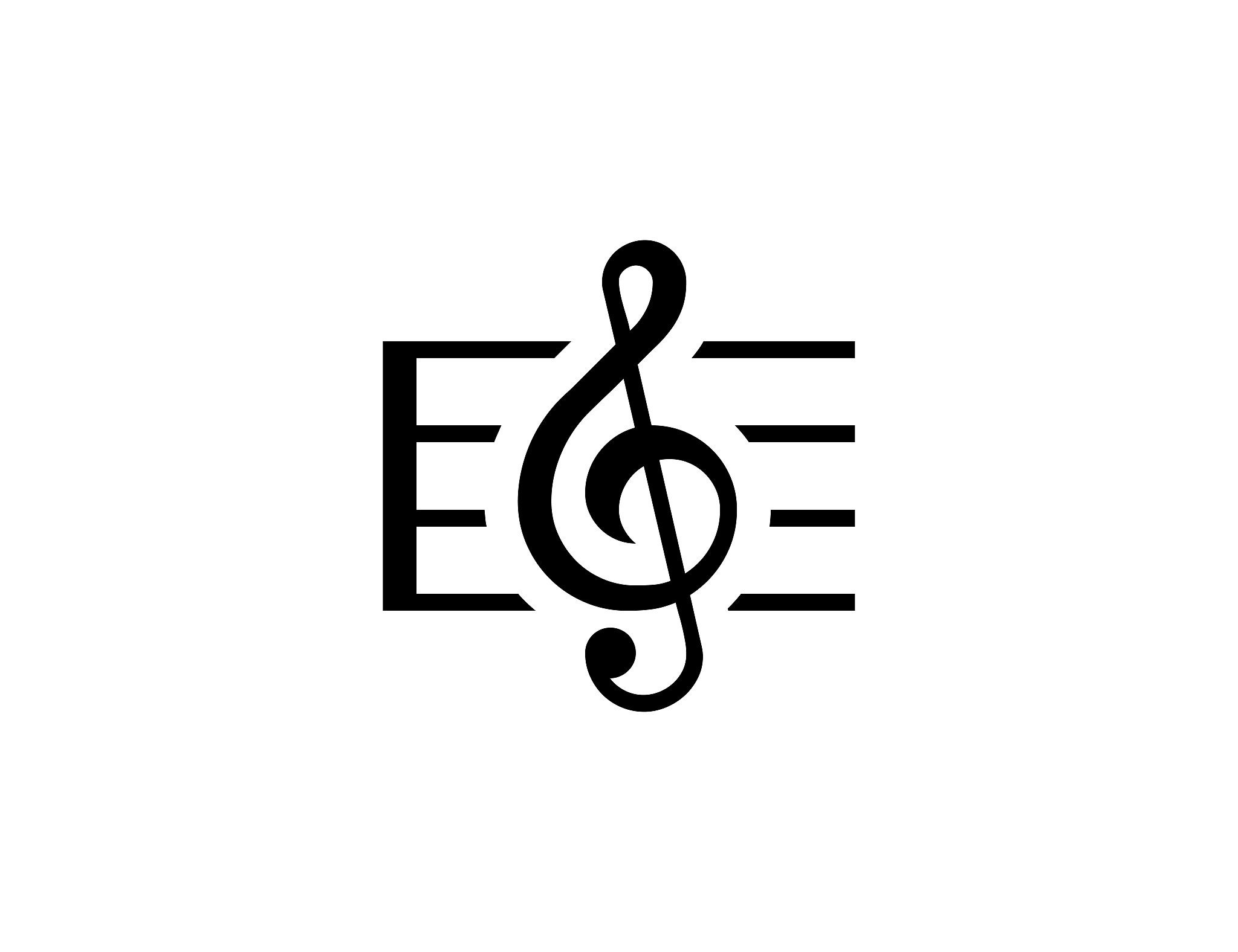 musical score vector icon. treble clef vector. isolated musical 