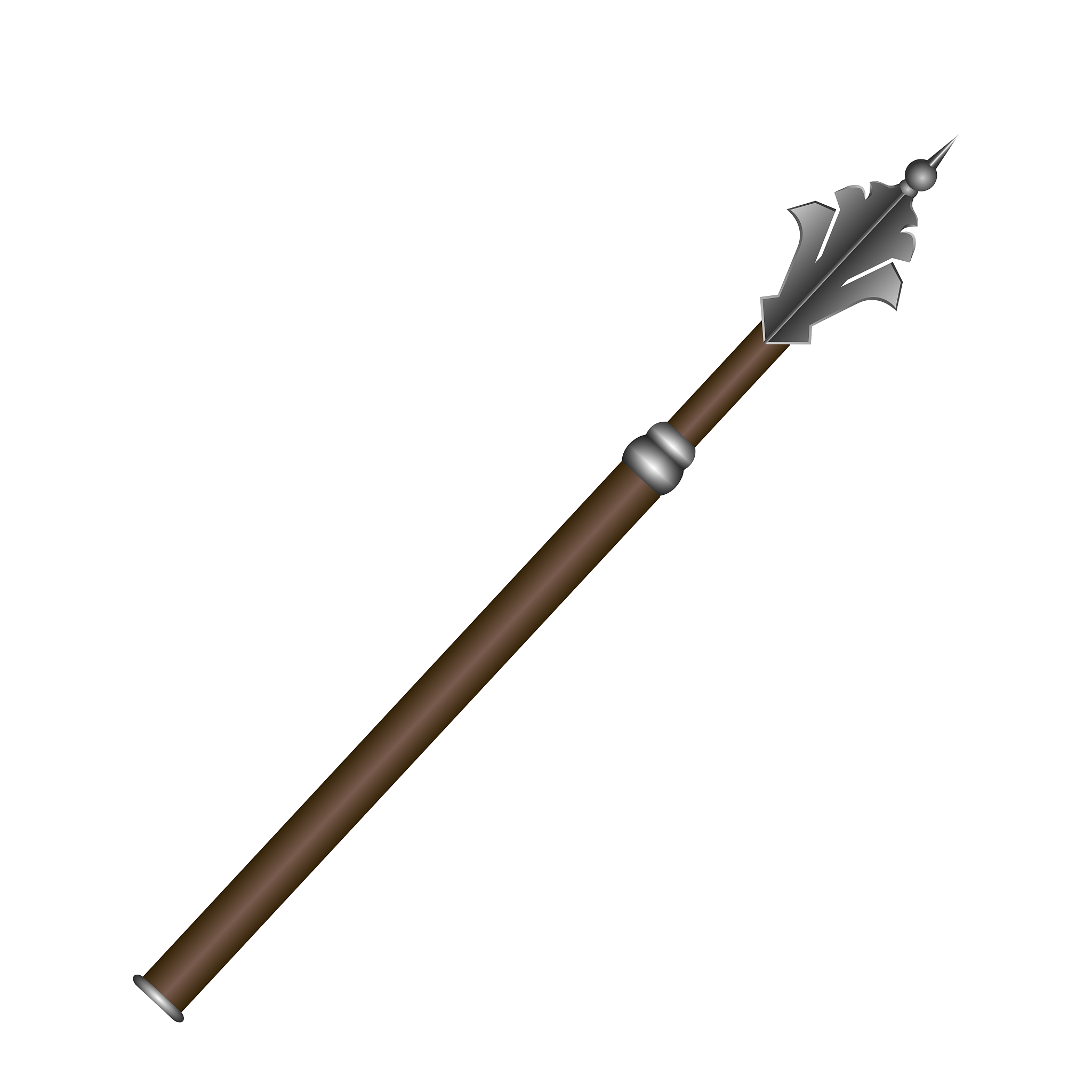 isolated medieval weapon