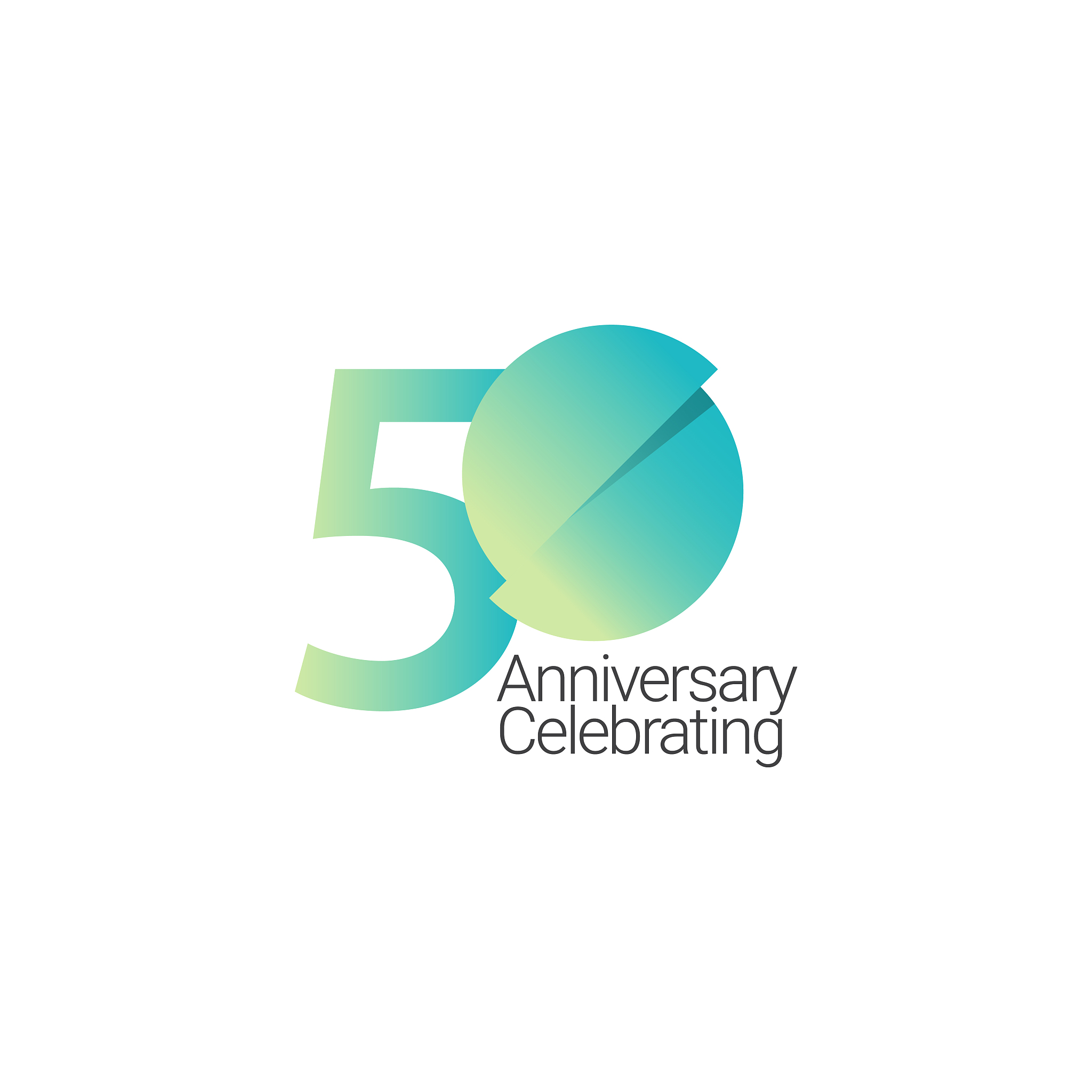 50 years anniversary celebrating vector template design illustra