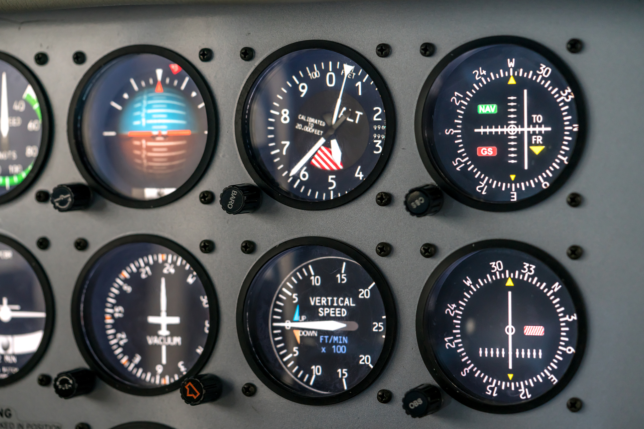 airplane cockpit