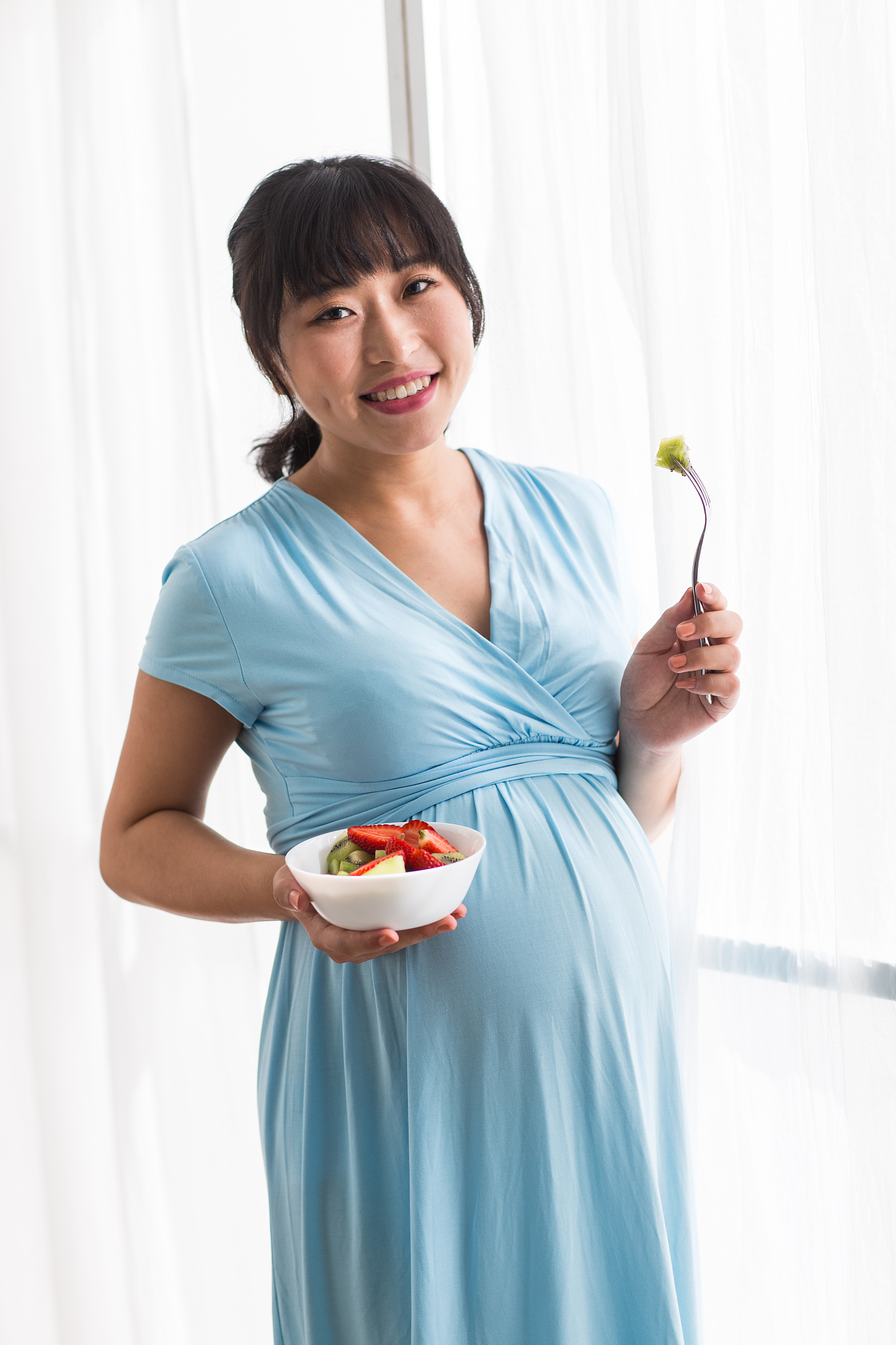 幸福的孕妇