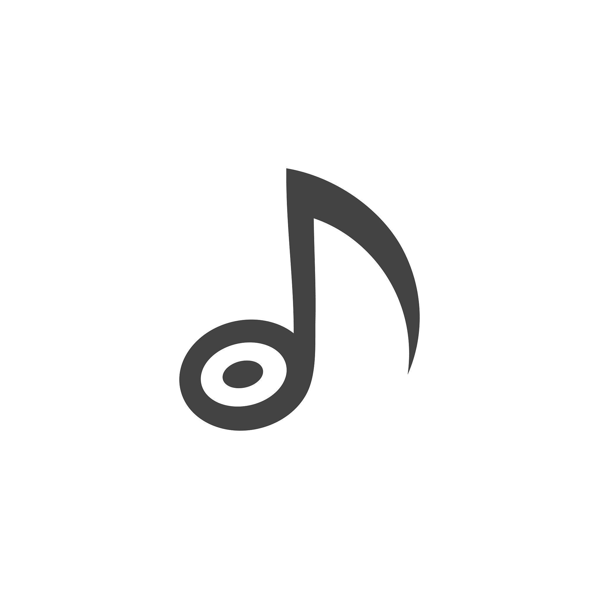 music symbol and logo vector image