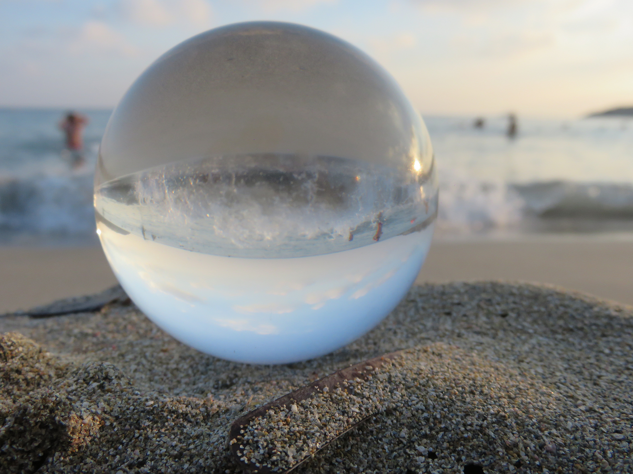sea in crystal ball