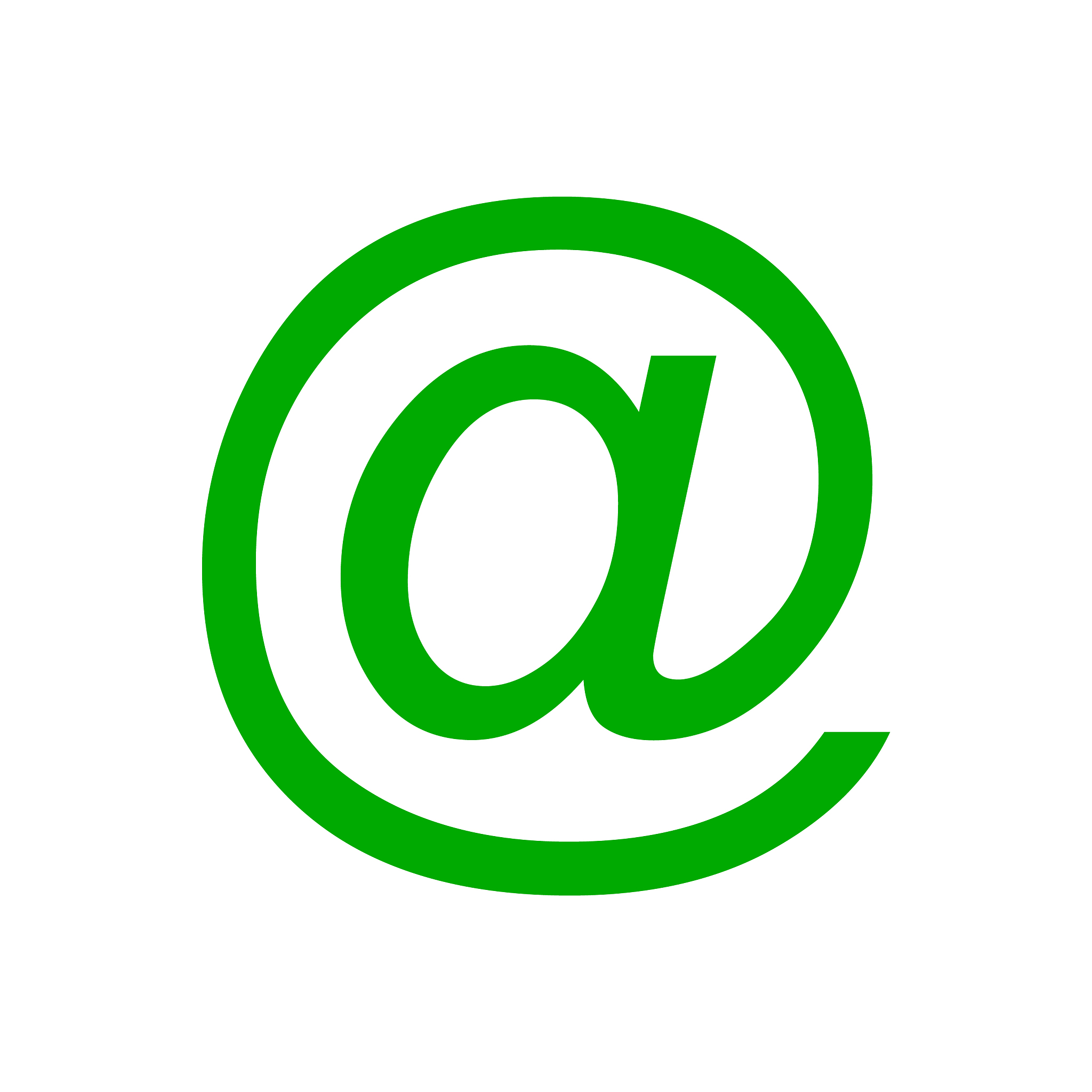 e-mail symbol and background
