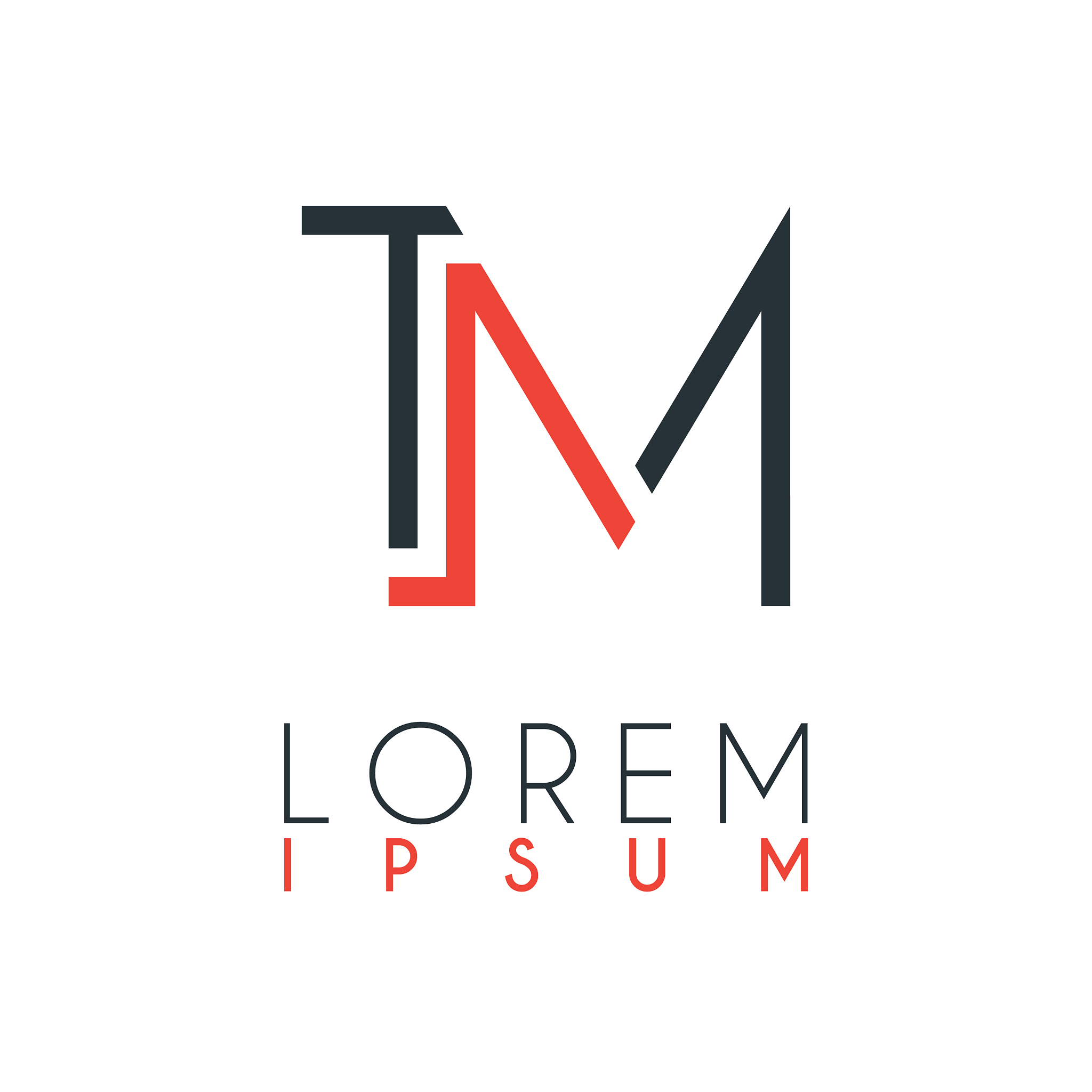 the logo between letter t and letter m or tm