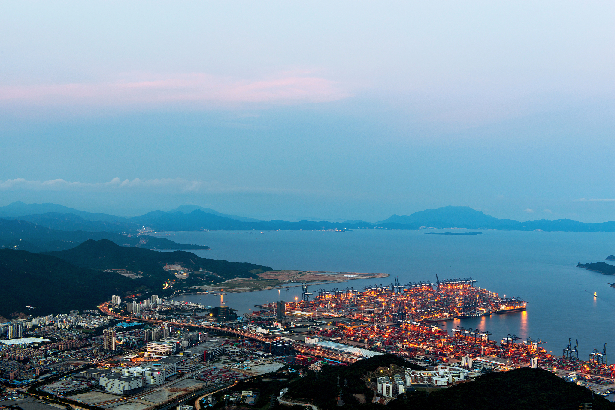盐田港夜景