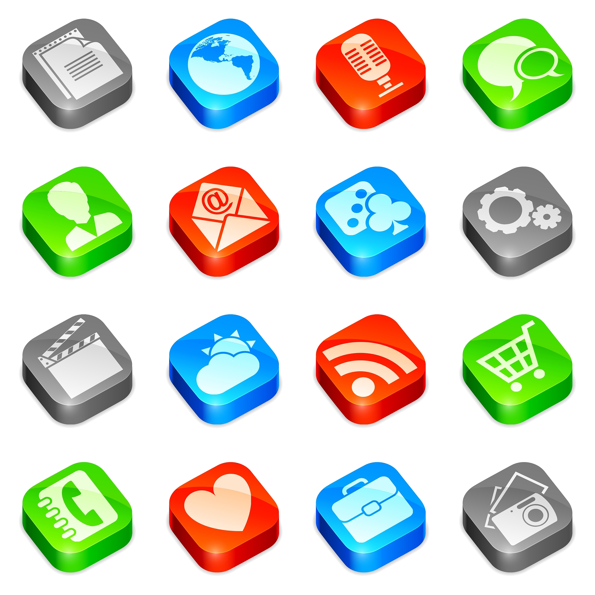 media icons