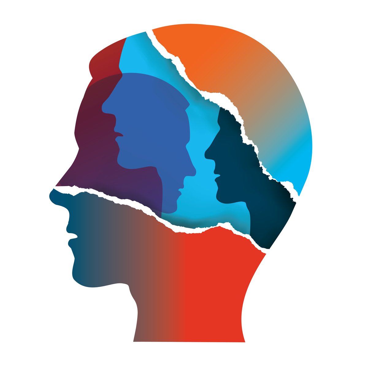 以思维紊乱变化程度范围为主题分类疾病由哪些具体的案例例子。这些案例例子是说明了什么的核心的心理情感的因素。里面哪些是阴暗要素哪些是光明要素