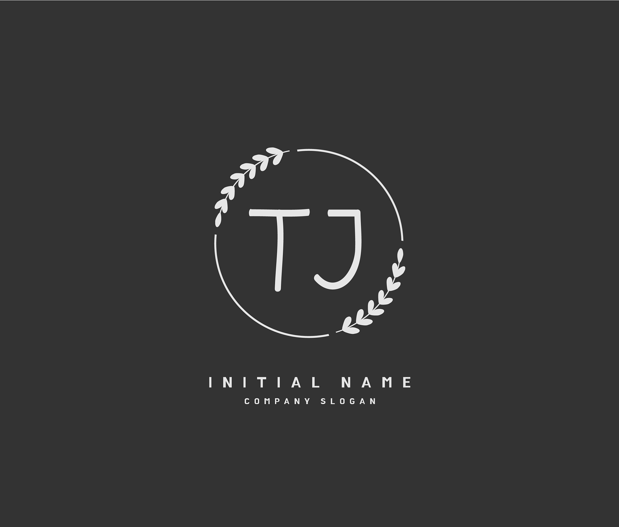 t j tj beauty initial logo handwriting logo of