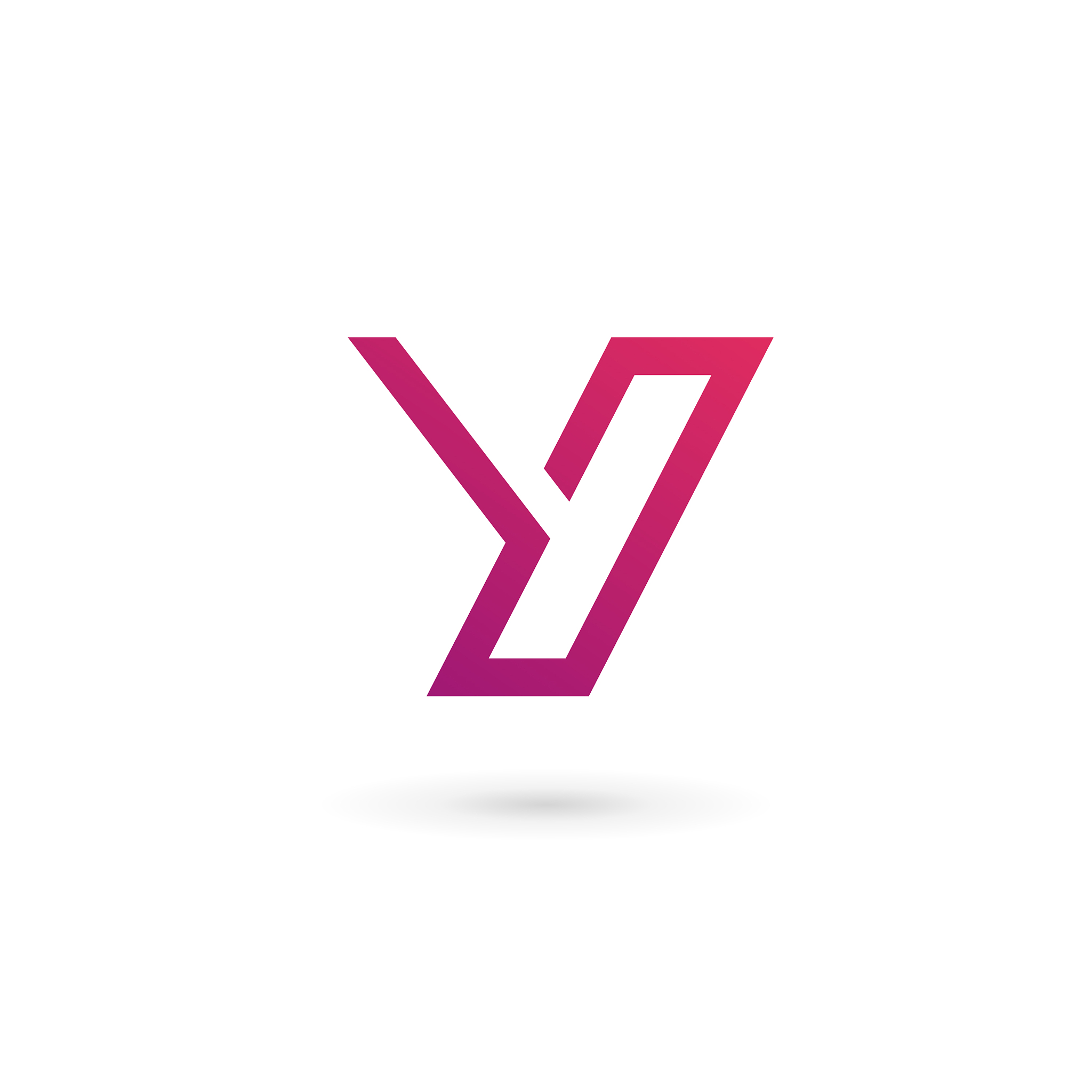 letter y logo icon design template elements