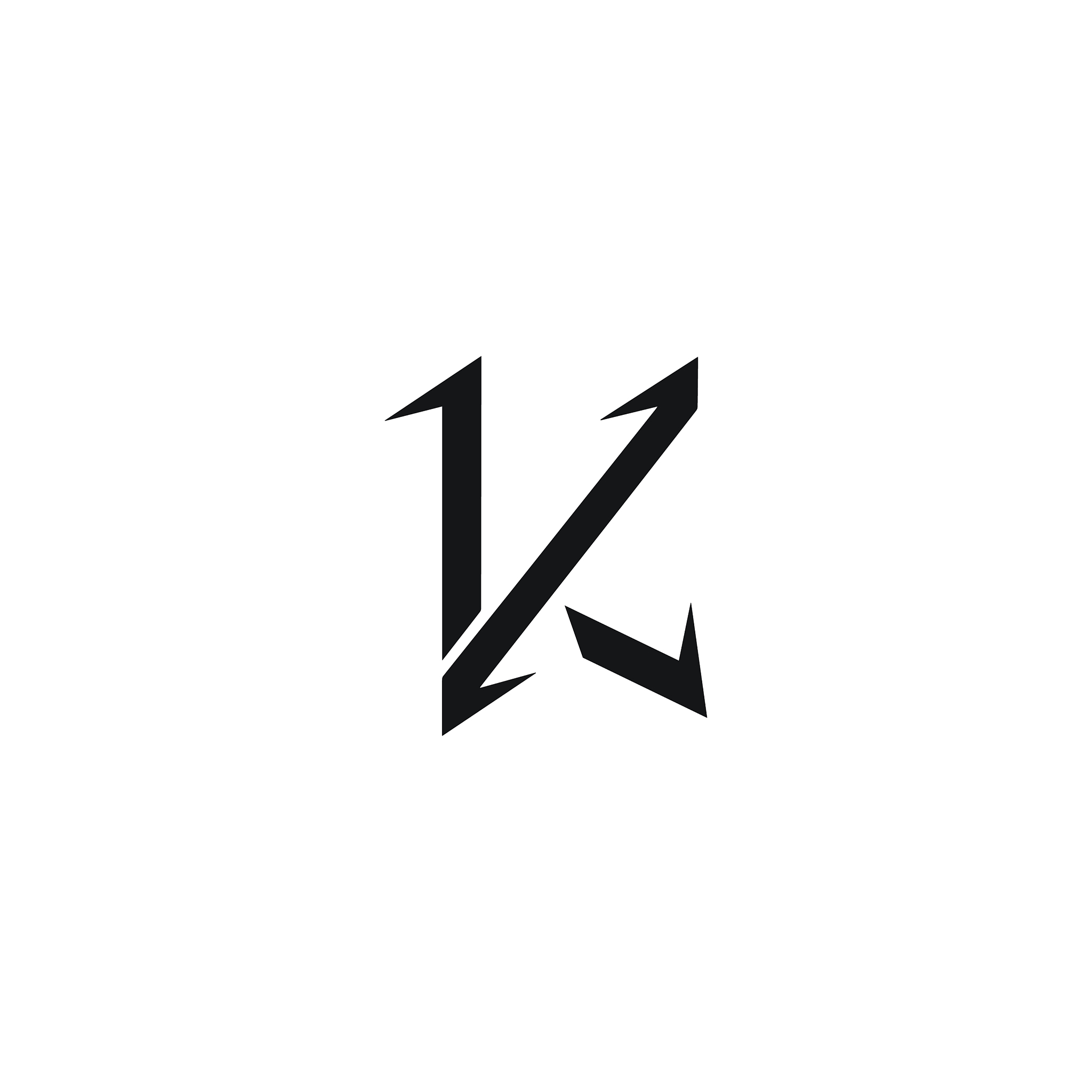 initial letter k logo design template