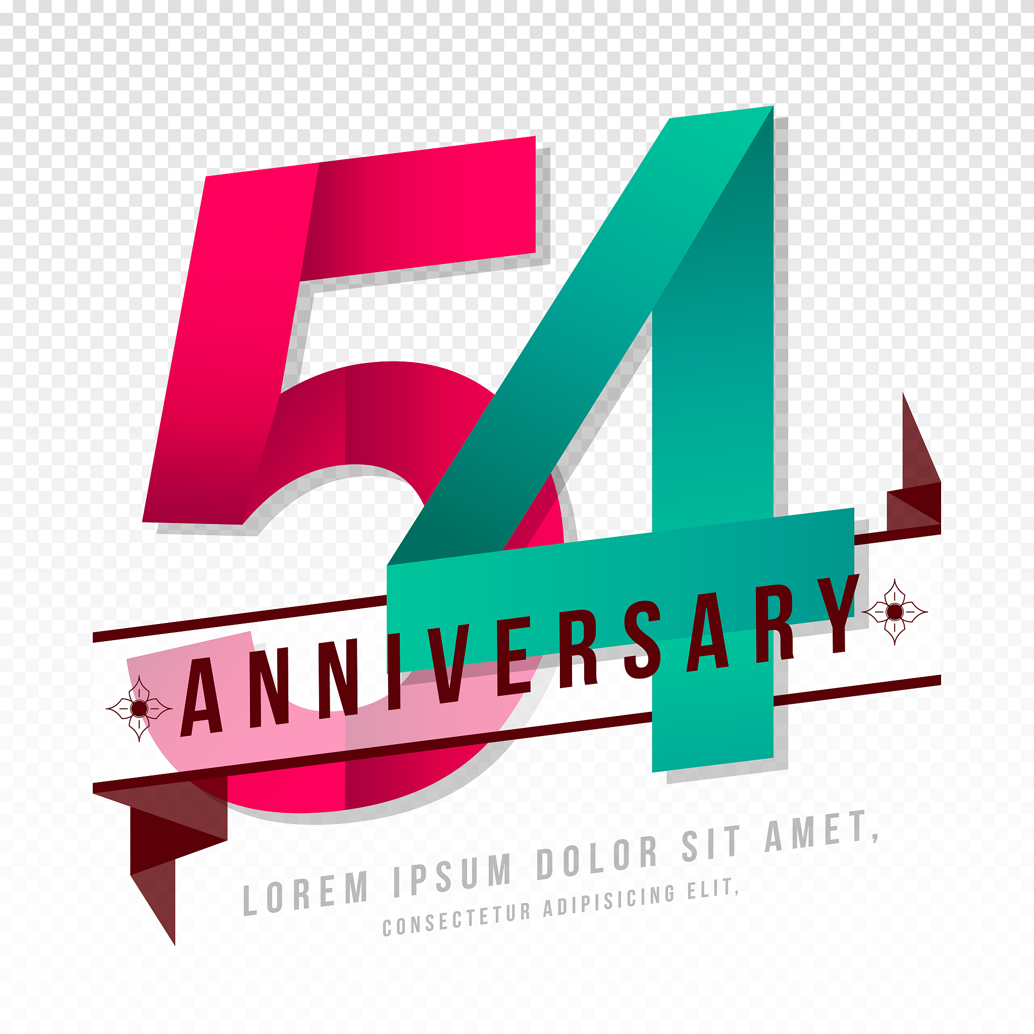 anniversary emblems template design