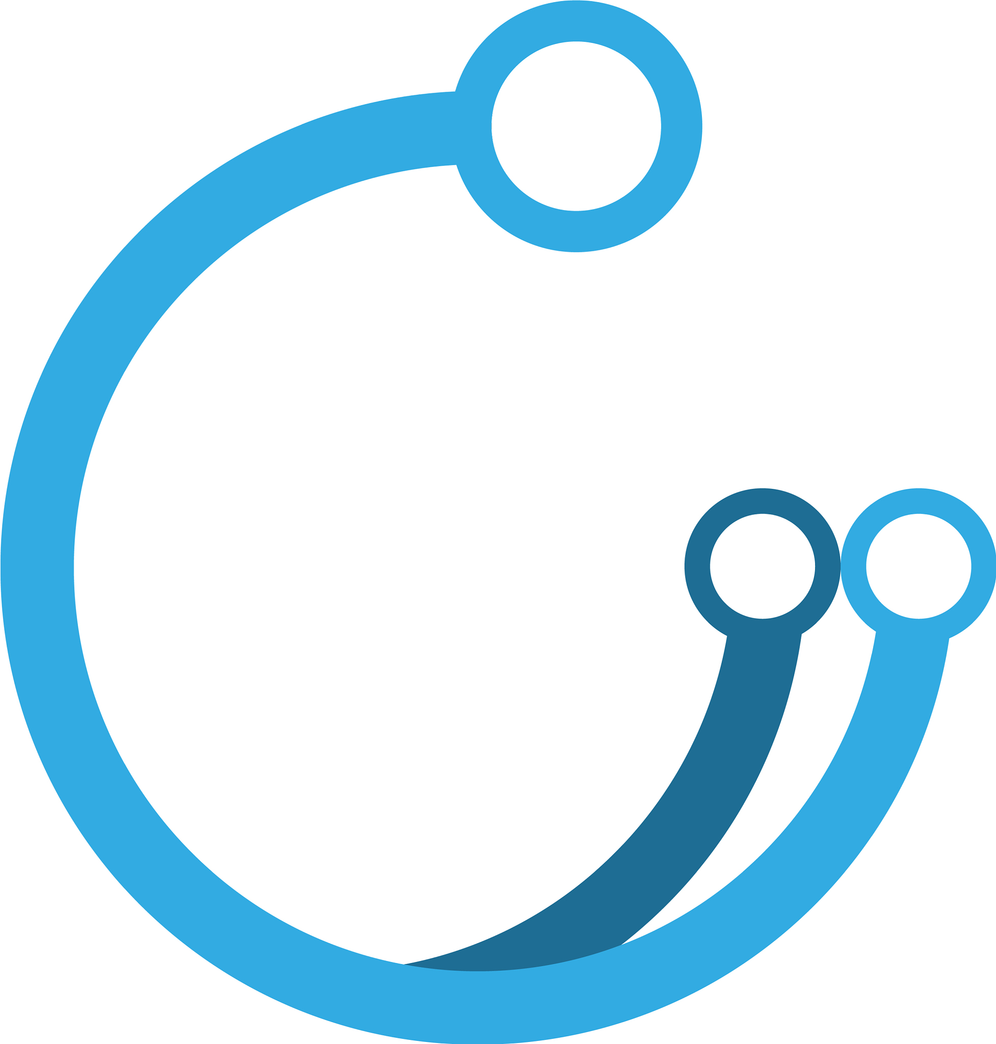 circuit technology ilustration logo