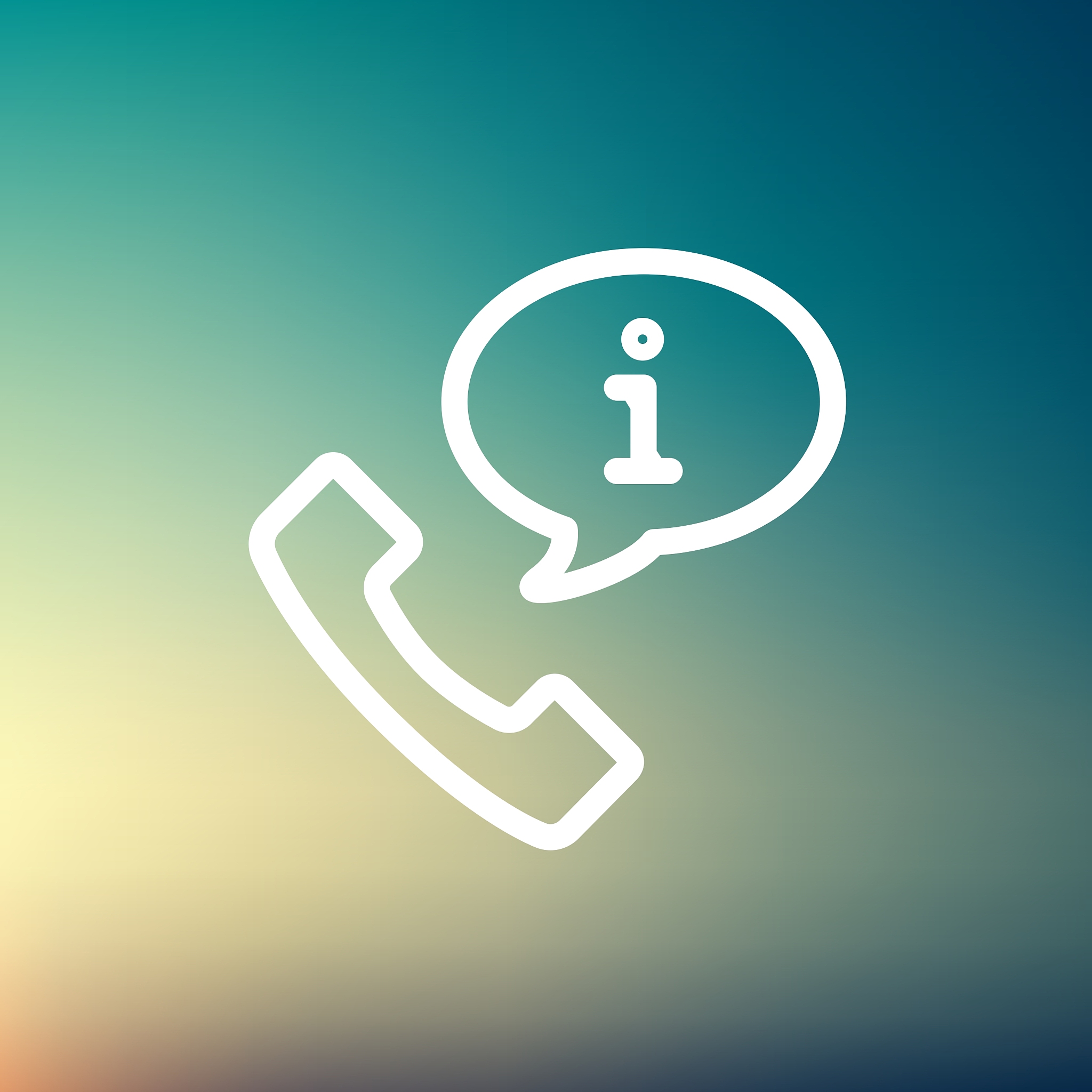 talking by phone via internet thin line icon