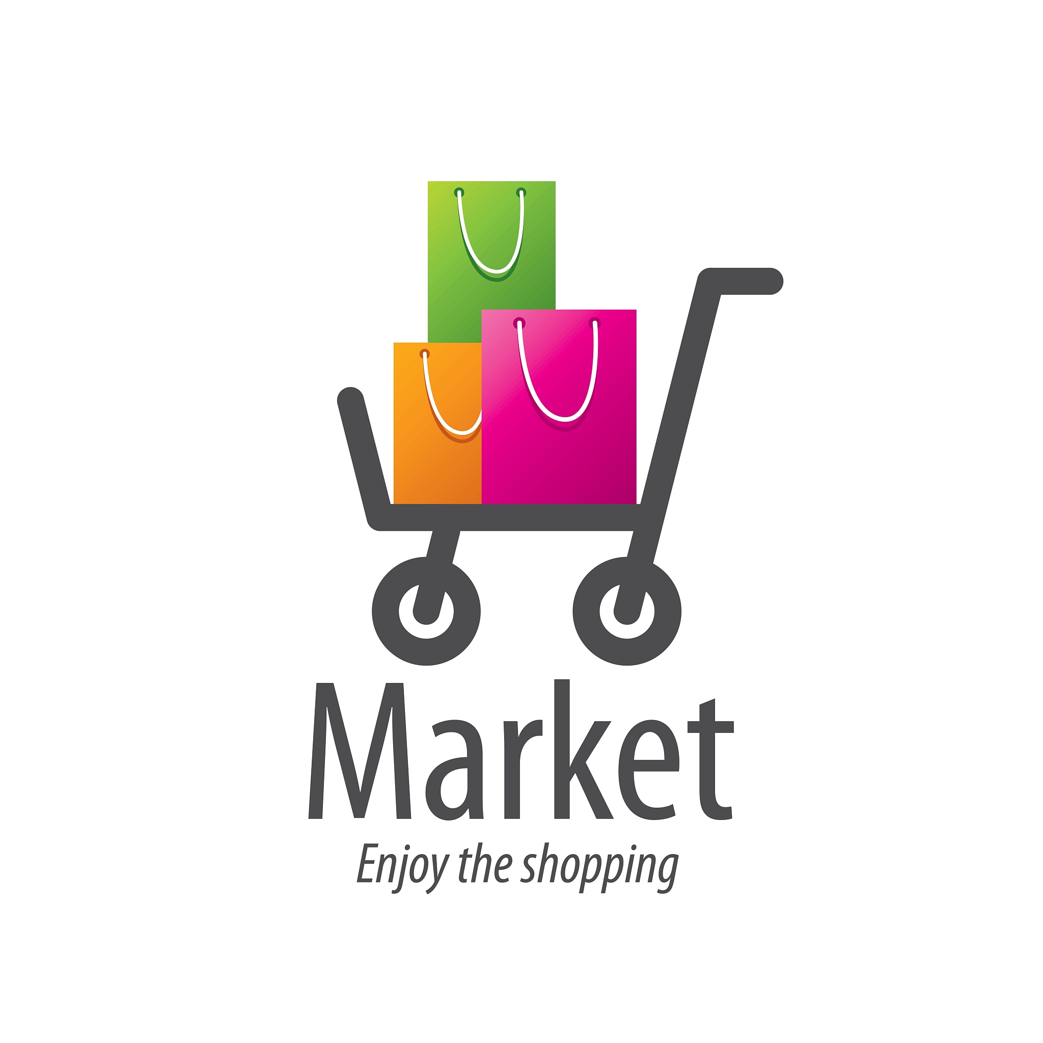 vector shopping logo