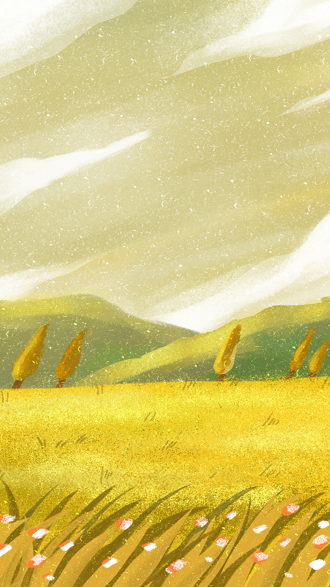 写一个古风传统色黄色系列的文案