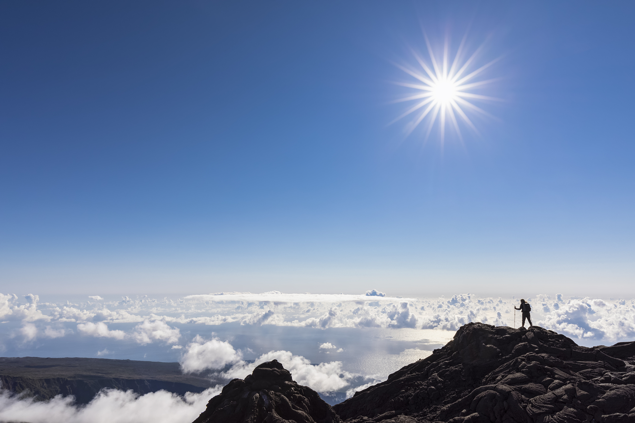 reunion, reunion national park, shield volcano piton de la fourn
