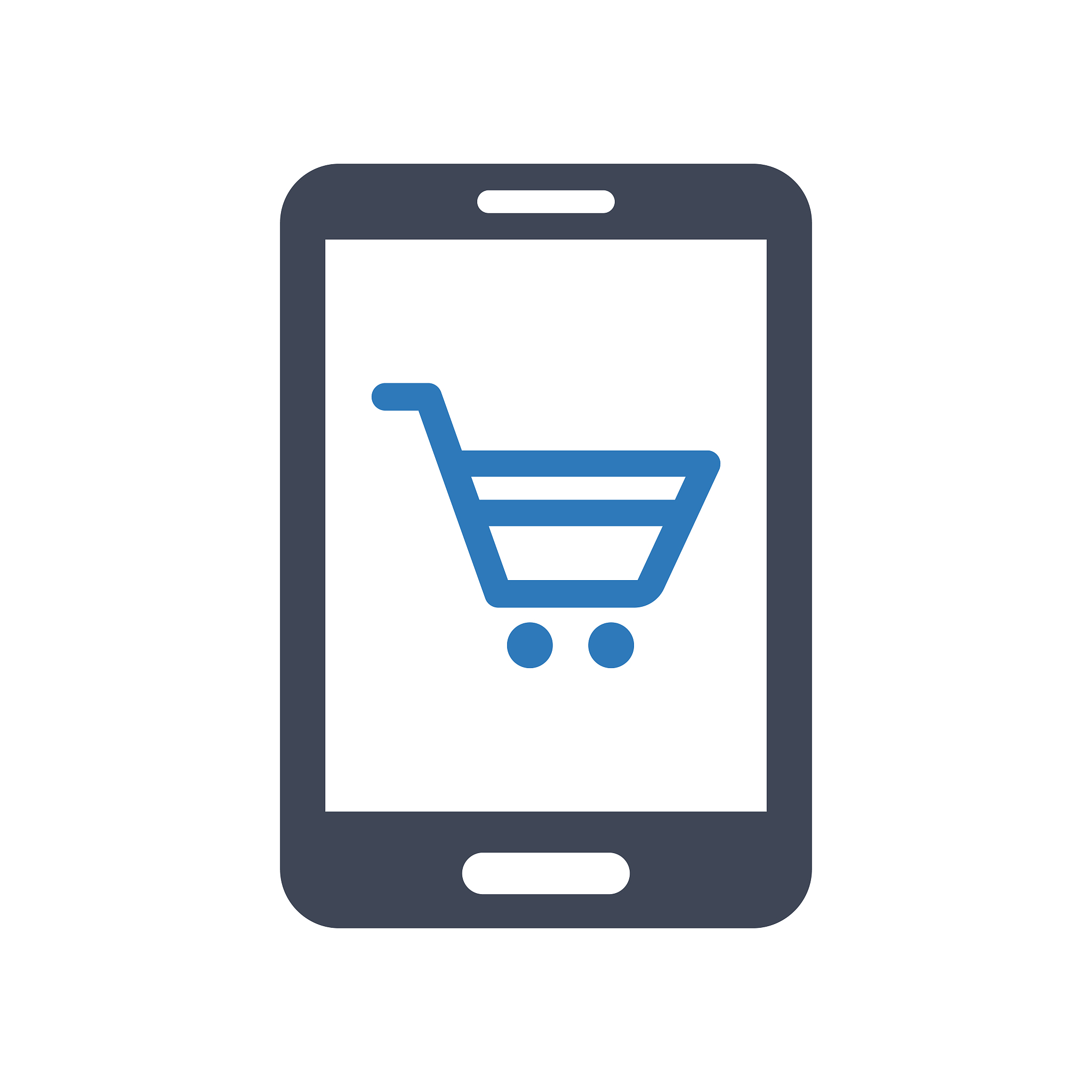 mobile shopping app icon