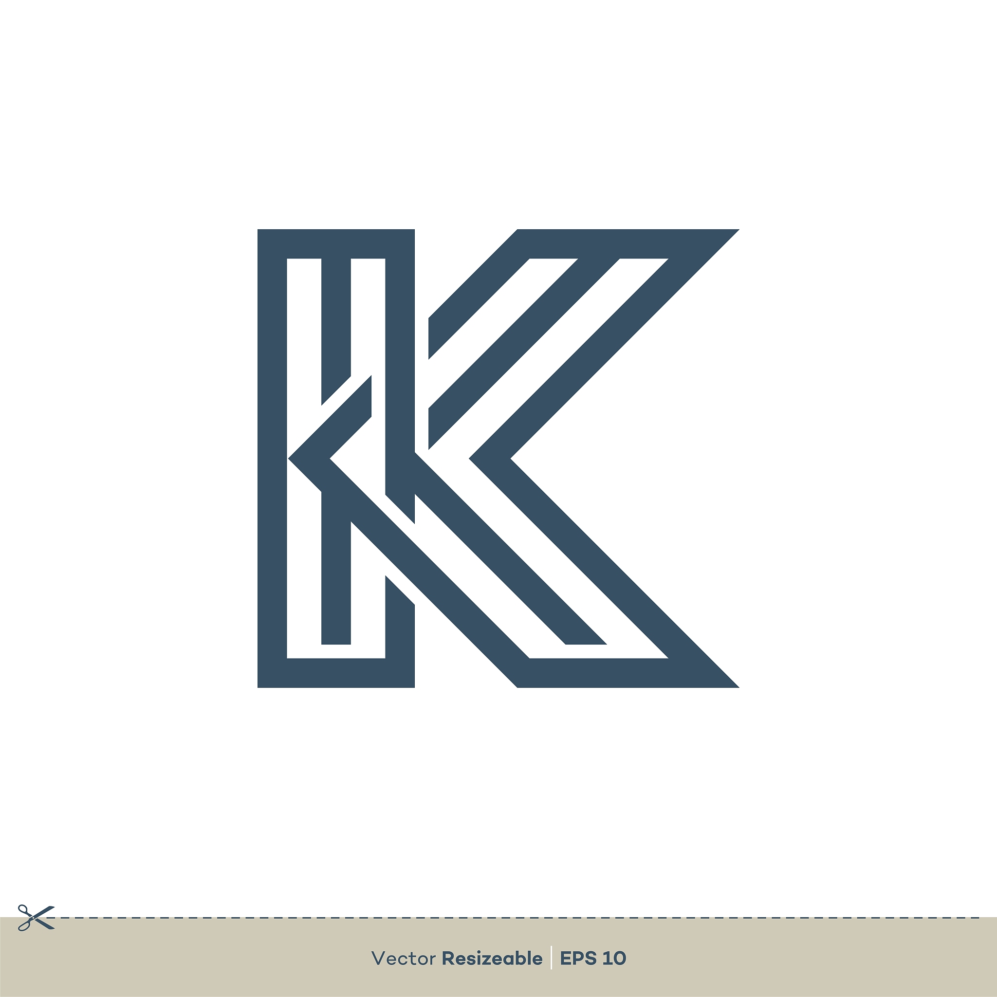 k letter logo template illustration design. vector eps 10.