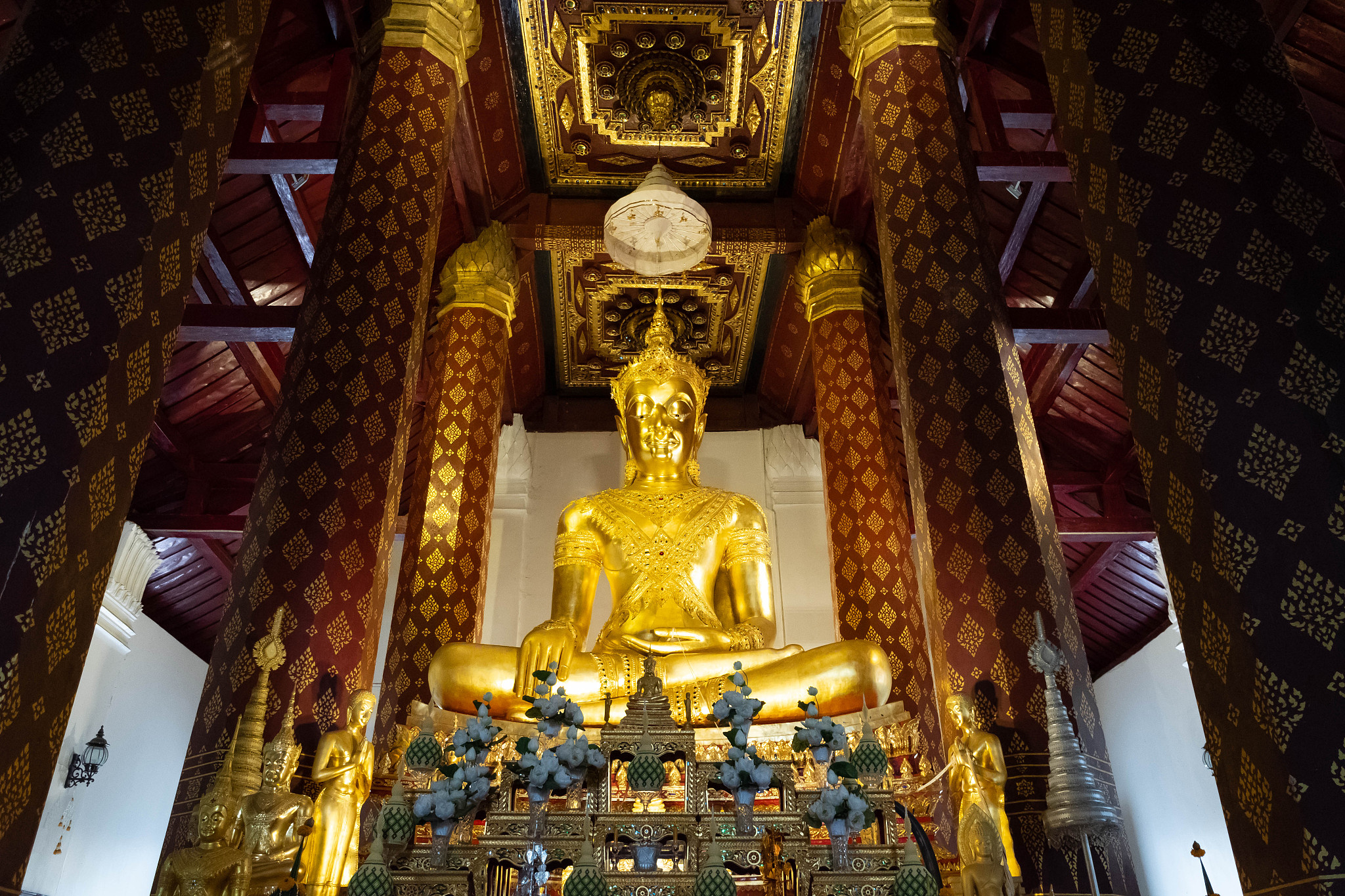 buddha images in the ayutthaya period. beautiful depicting buddh