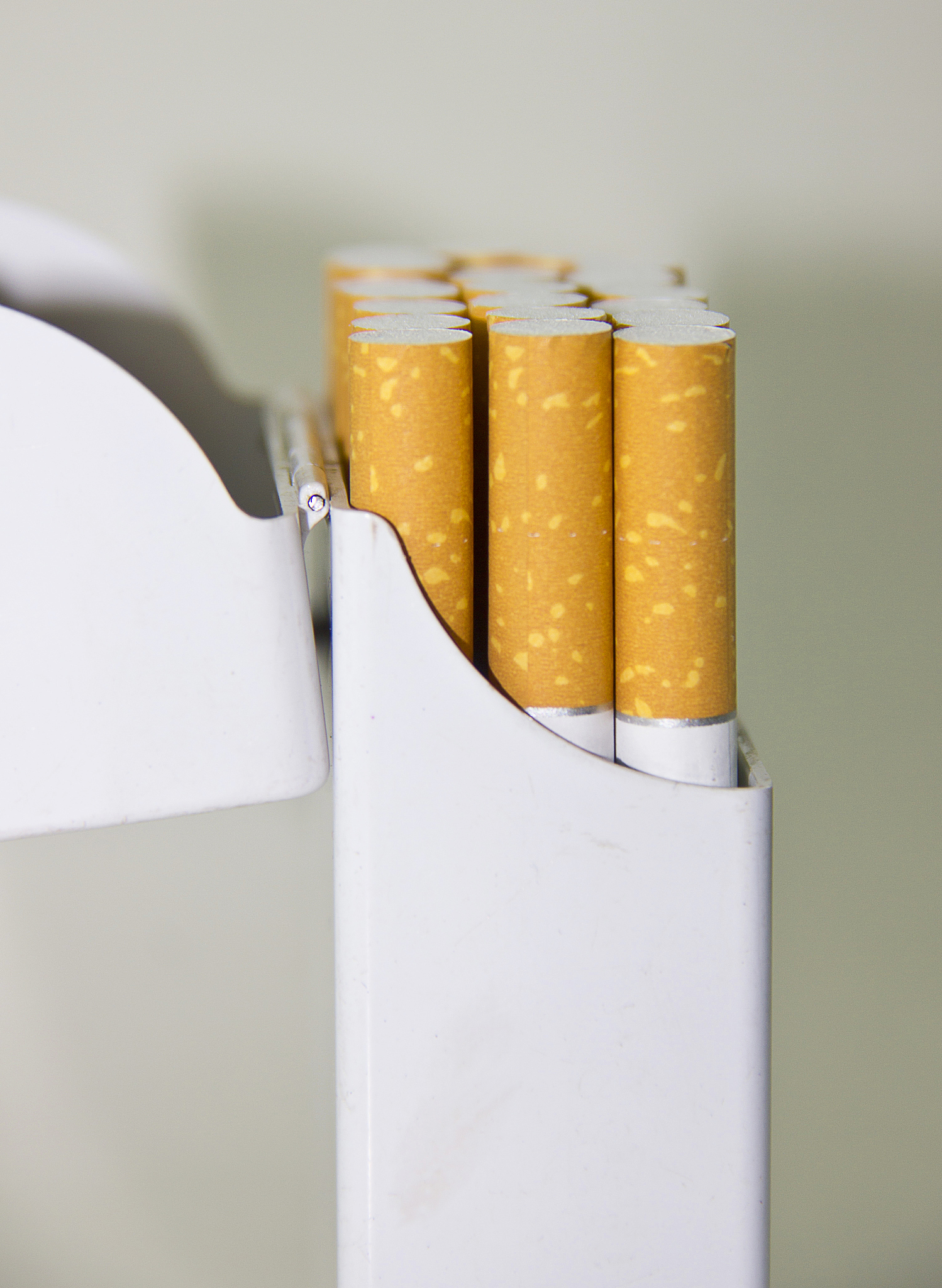 perfectly isolated cigarette