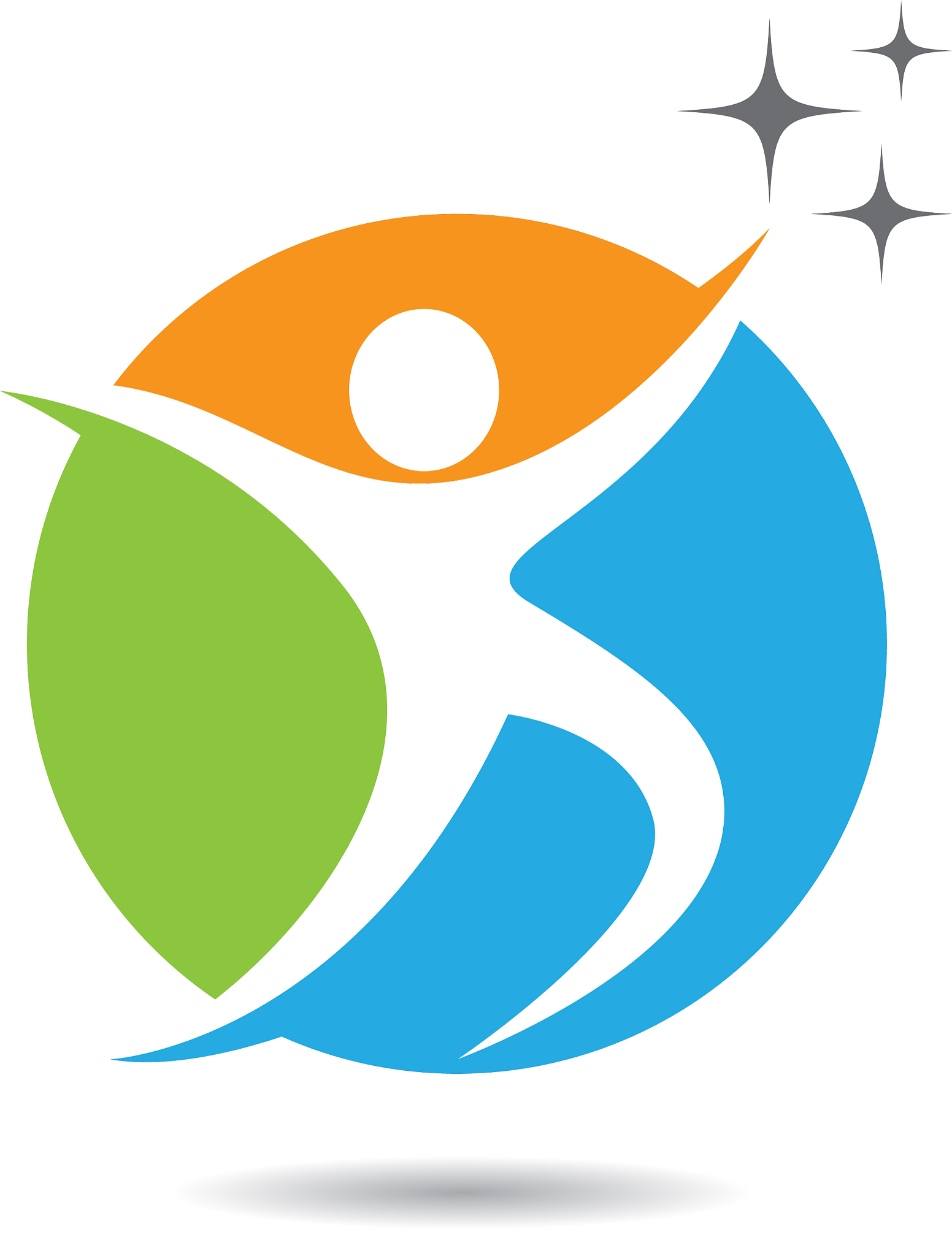 healthy life logo template