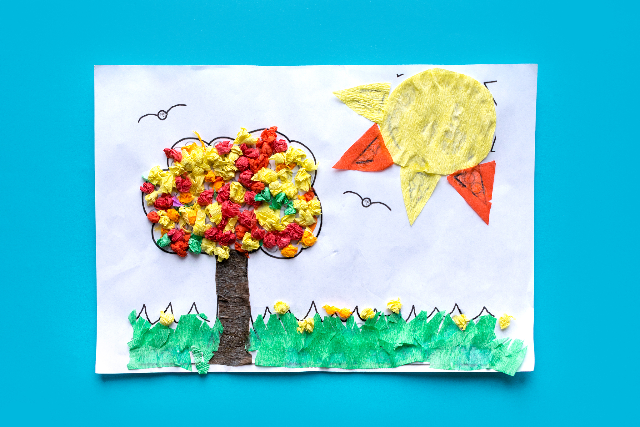 落花收集，粘贴成画 - 创意手工活动策划案