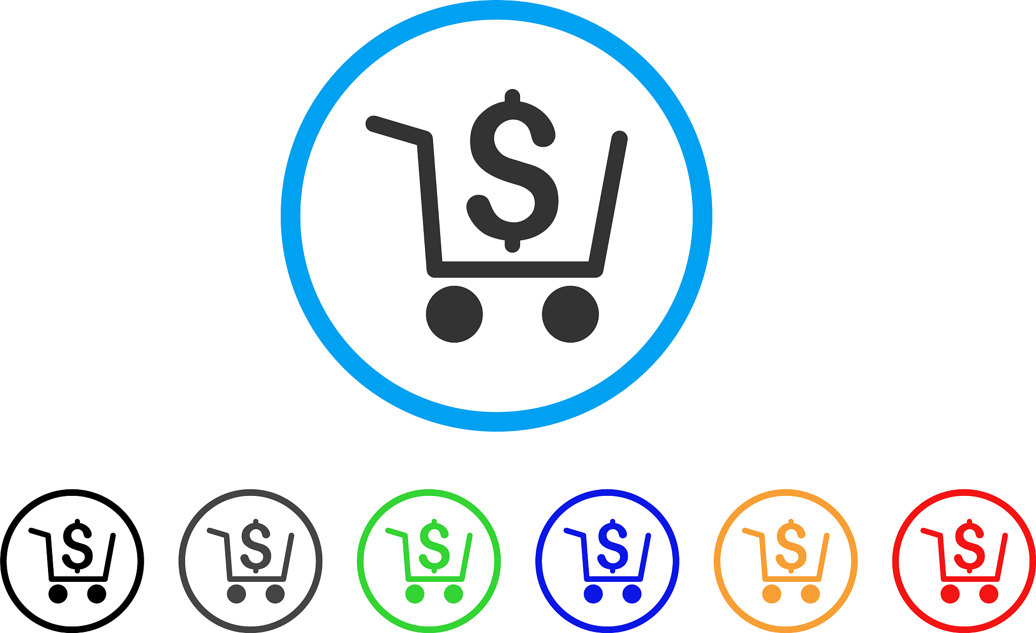 checkout rounded icon