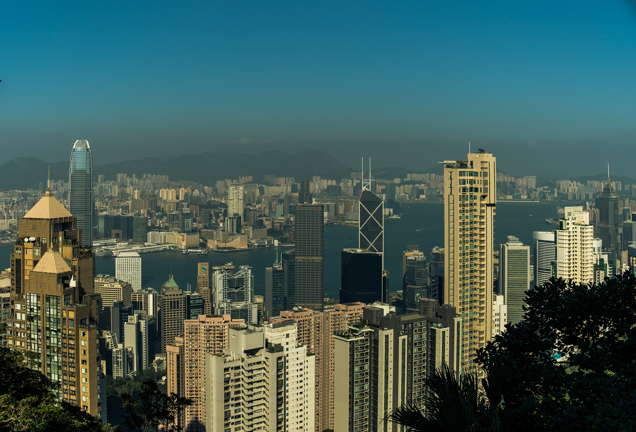 aerial view of buildings in city