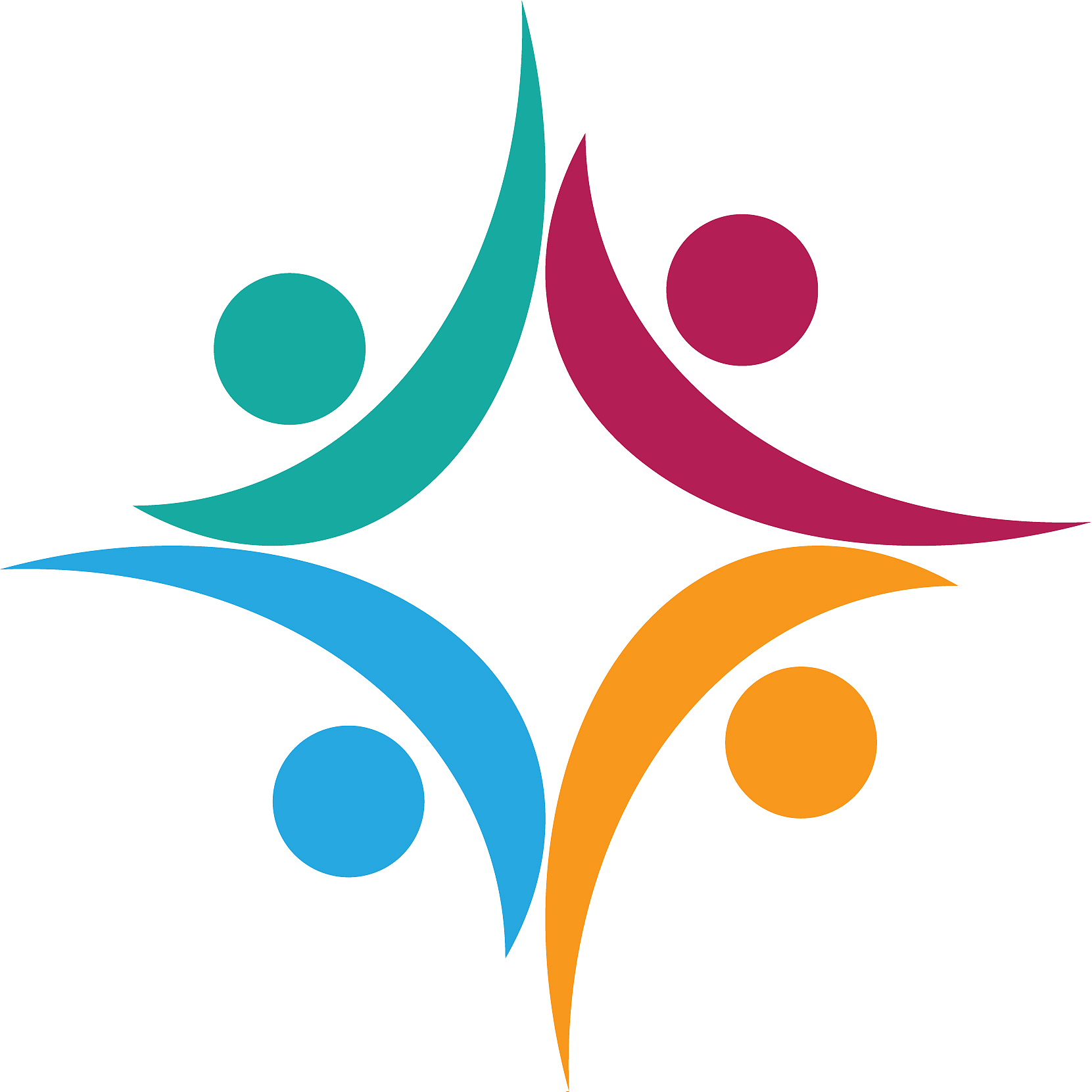 adoption and community care logo template icon