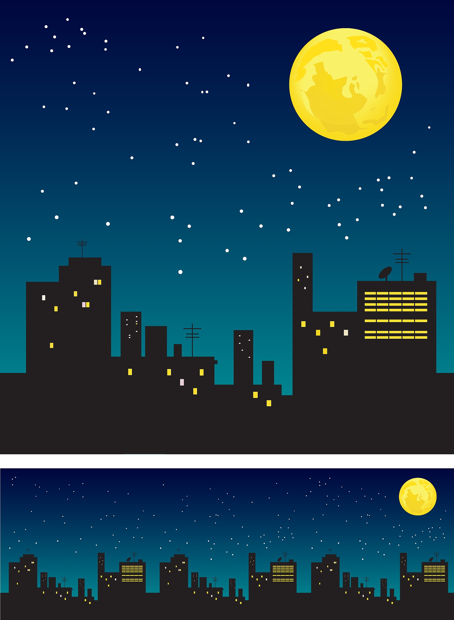 GPT 生成夜景城市画作：繁华与浪漫的交织