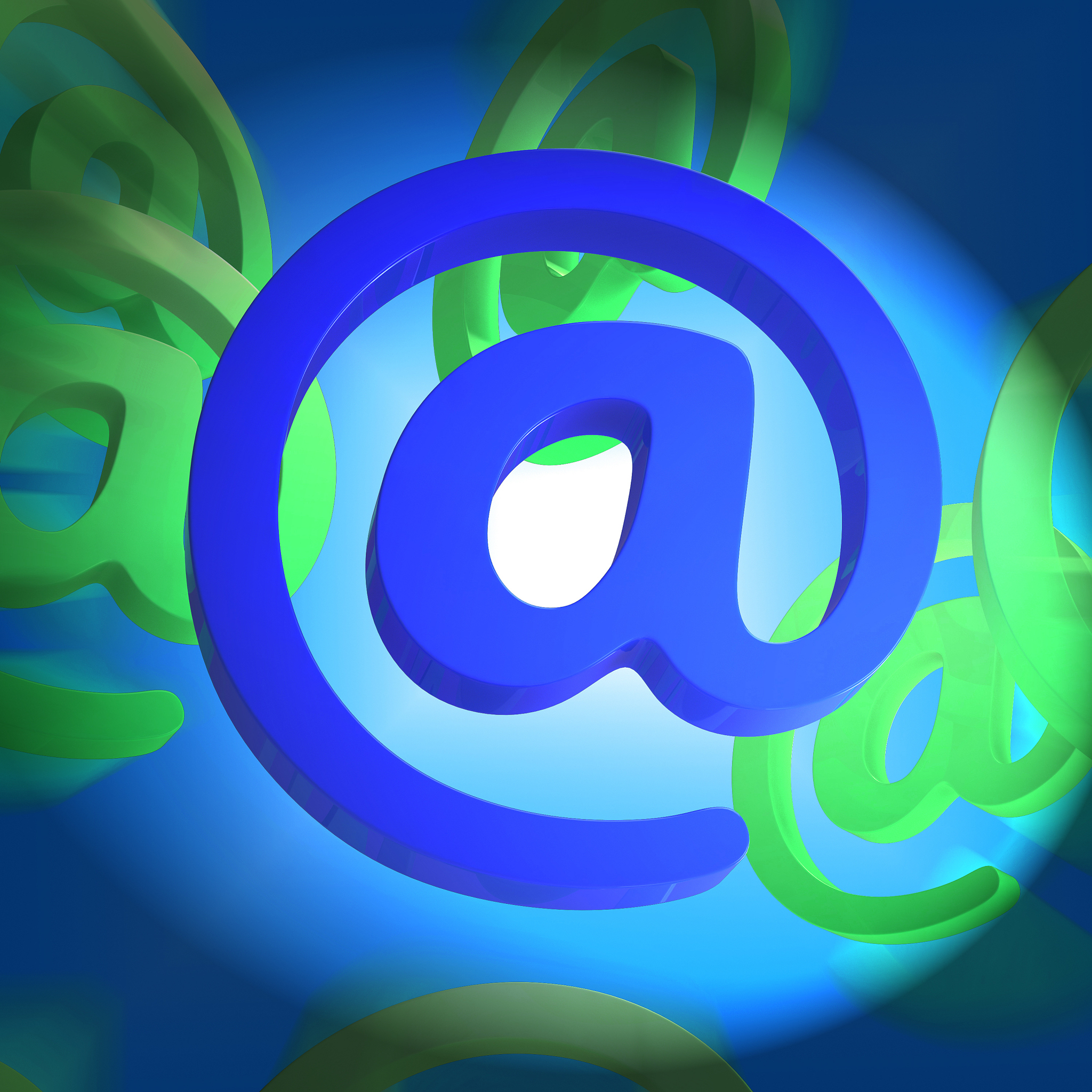 email drip marketing newsletter outreach 3d rendering
