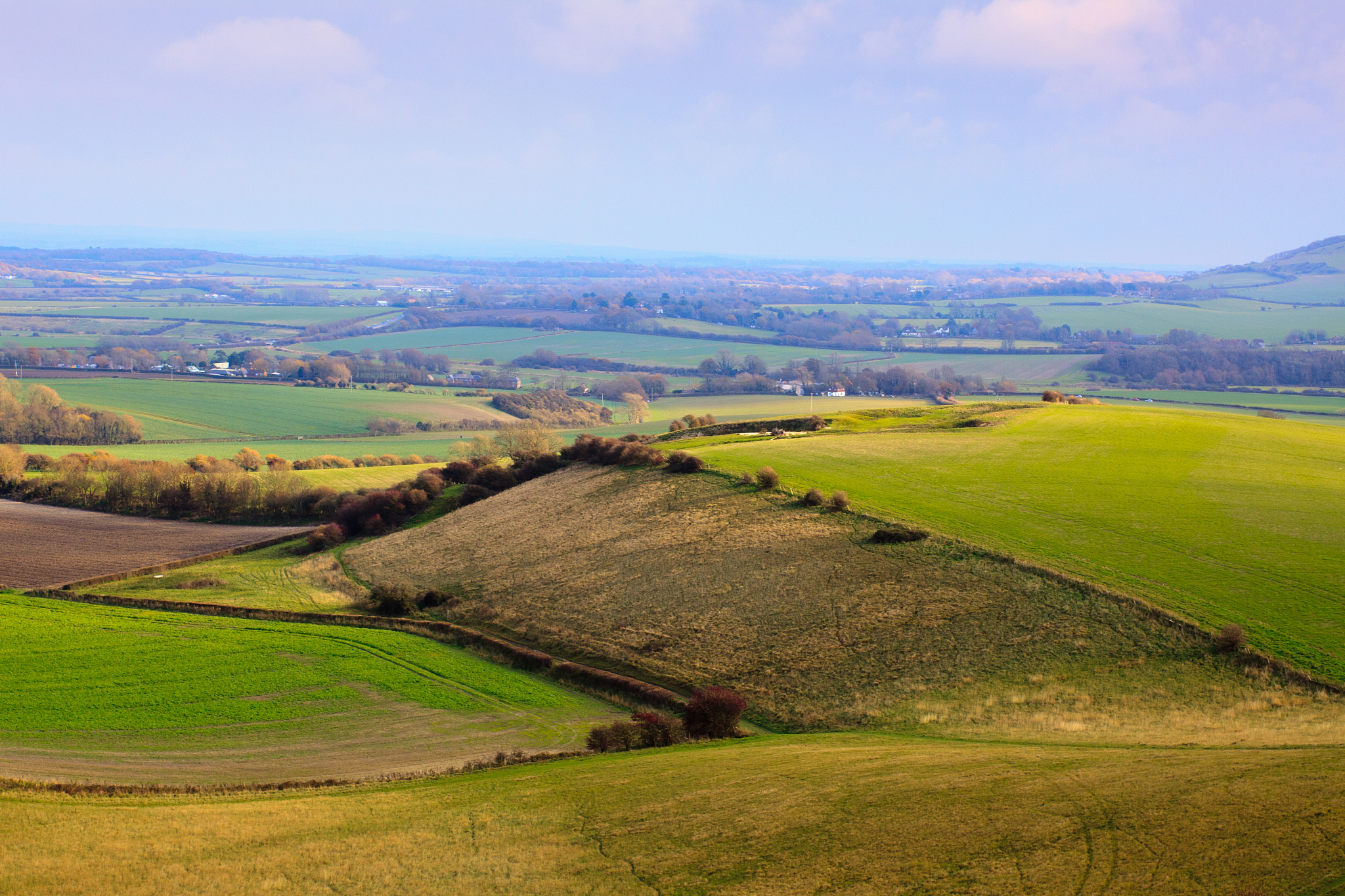 view from south downs