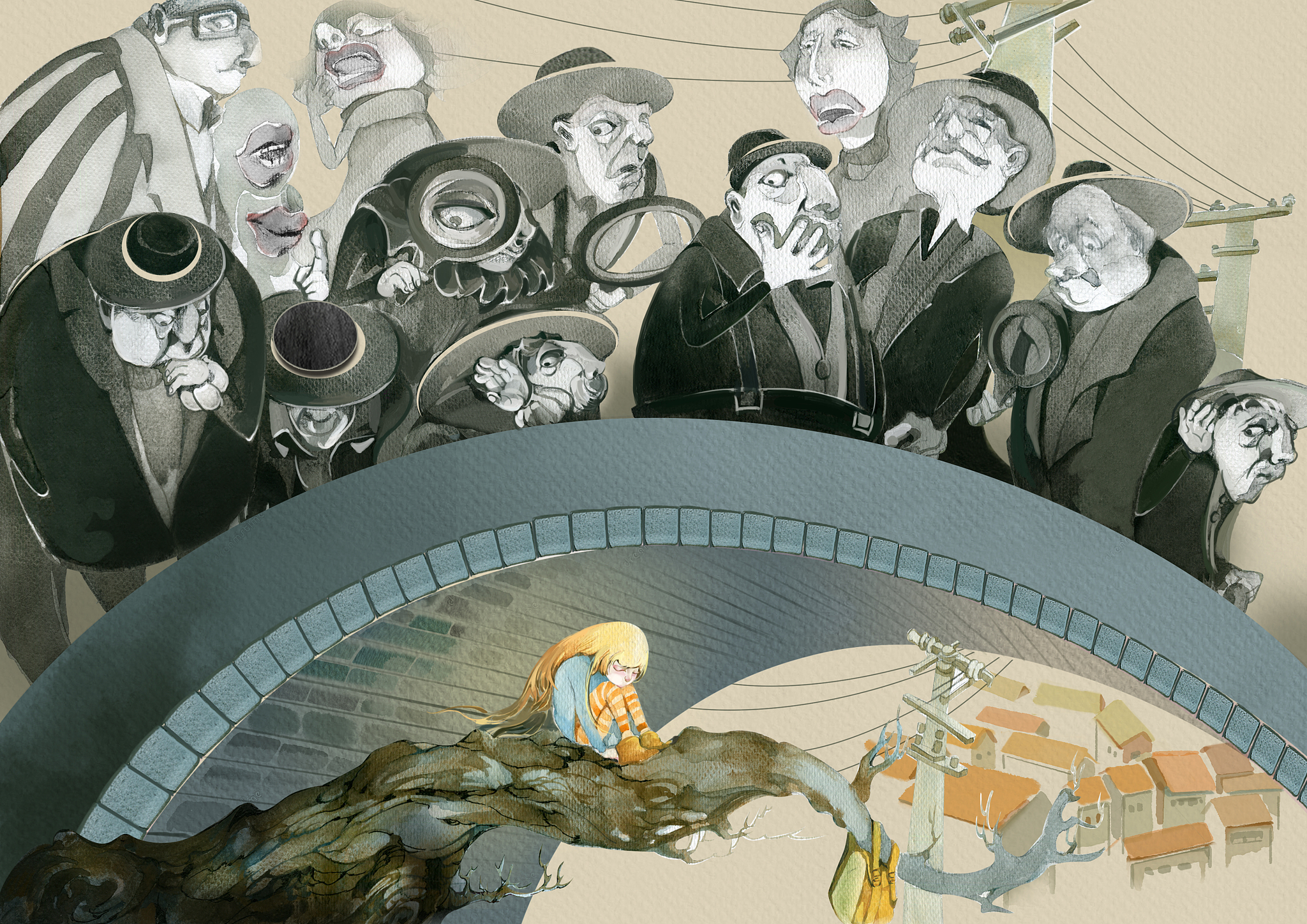 写一首关于世界混乱的歌