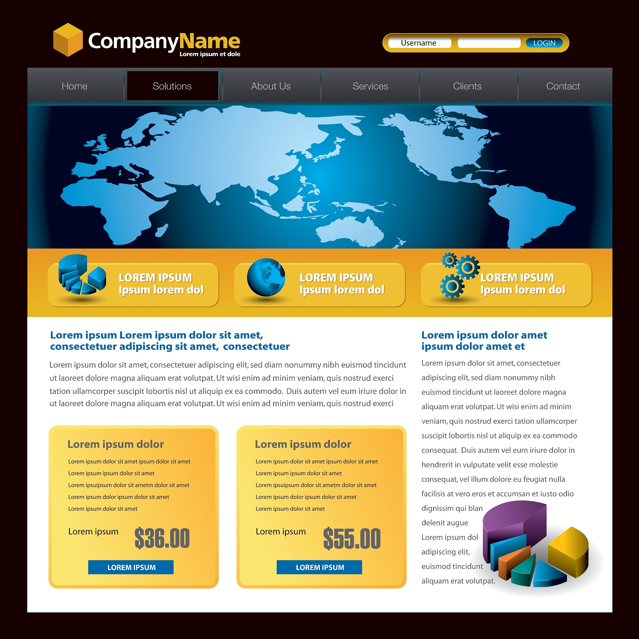 business web site