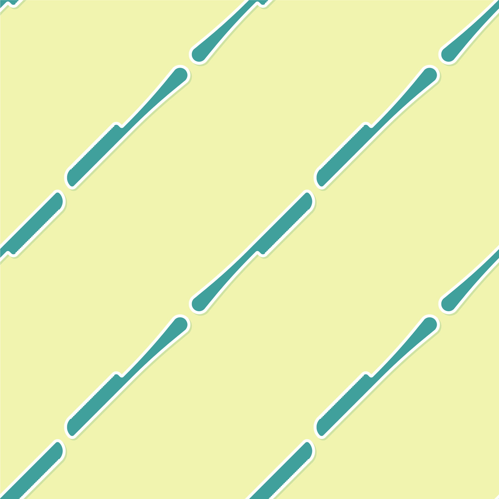 green knife icon isolated seamless pattern on