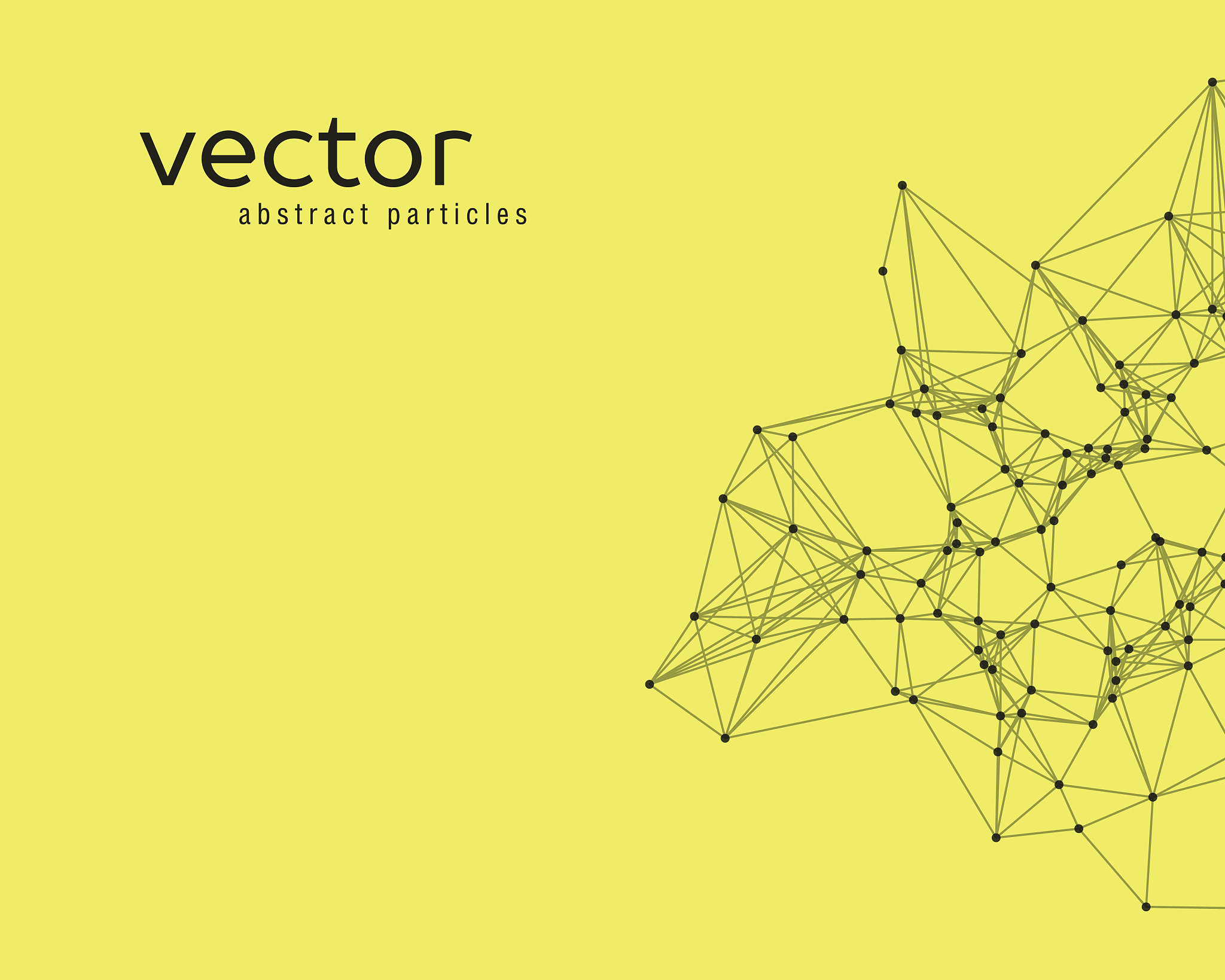 vector abstract particles