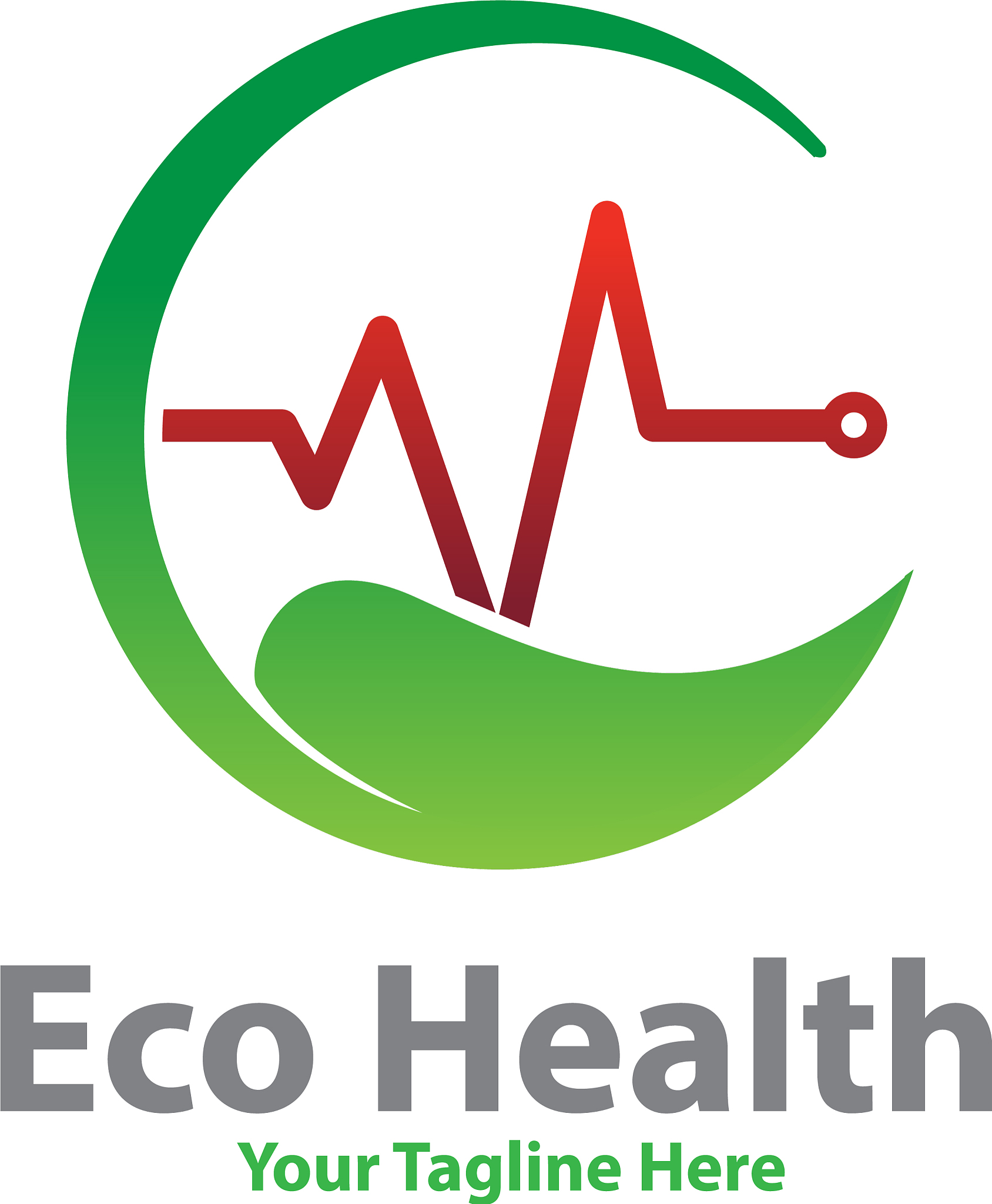 eco health logo designs