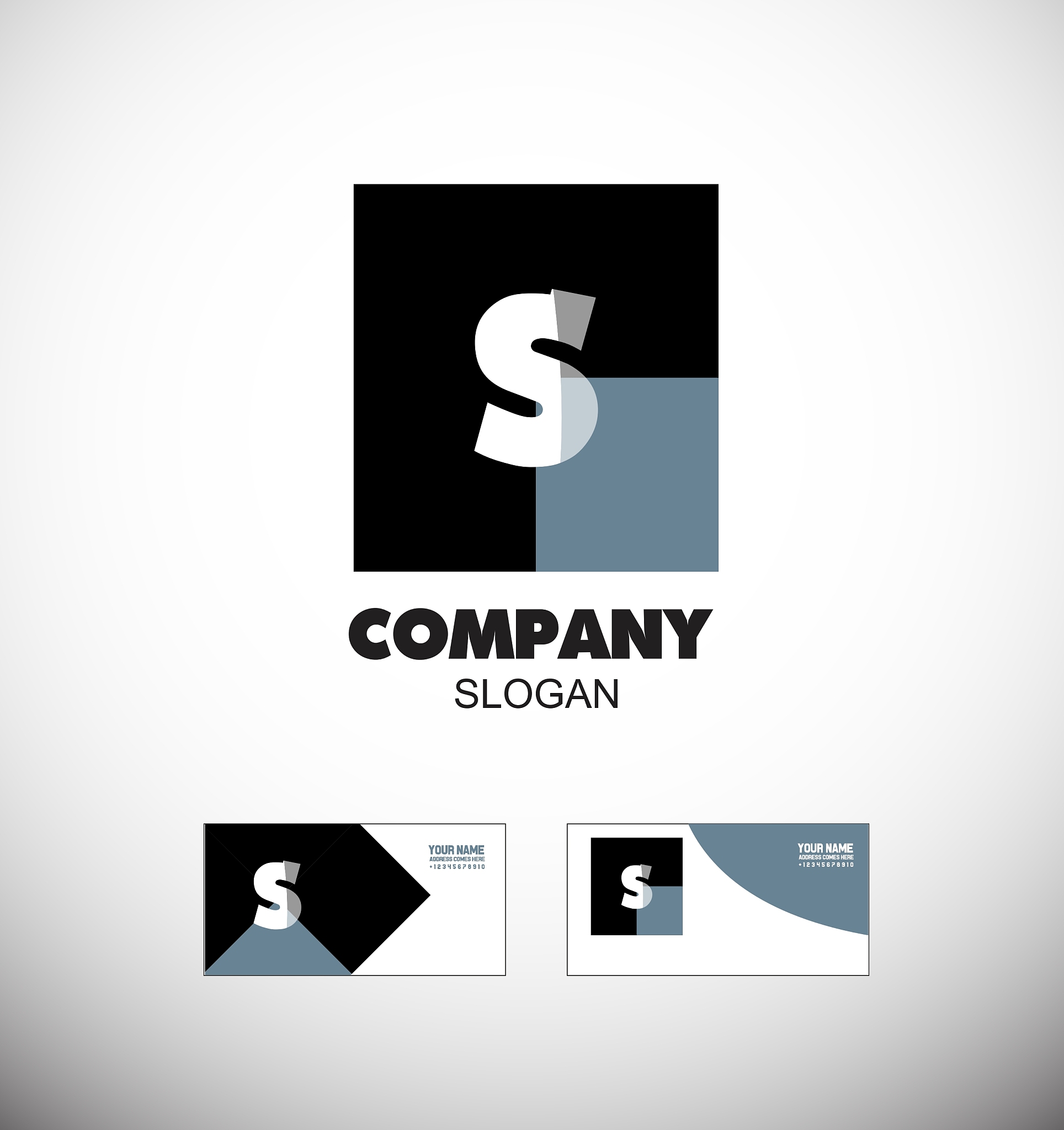 alphabet letter s vintage black logo icon