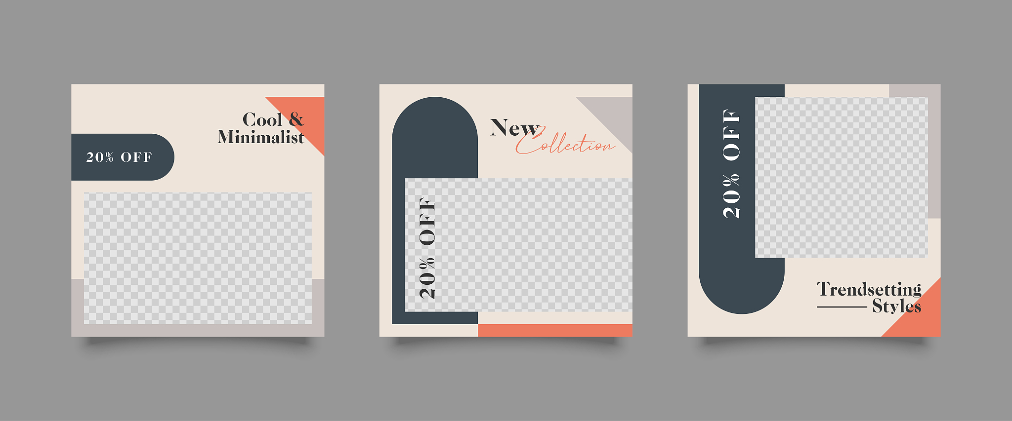 fashion social media post template