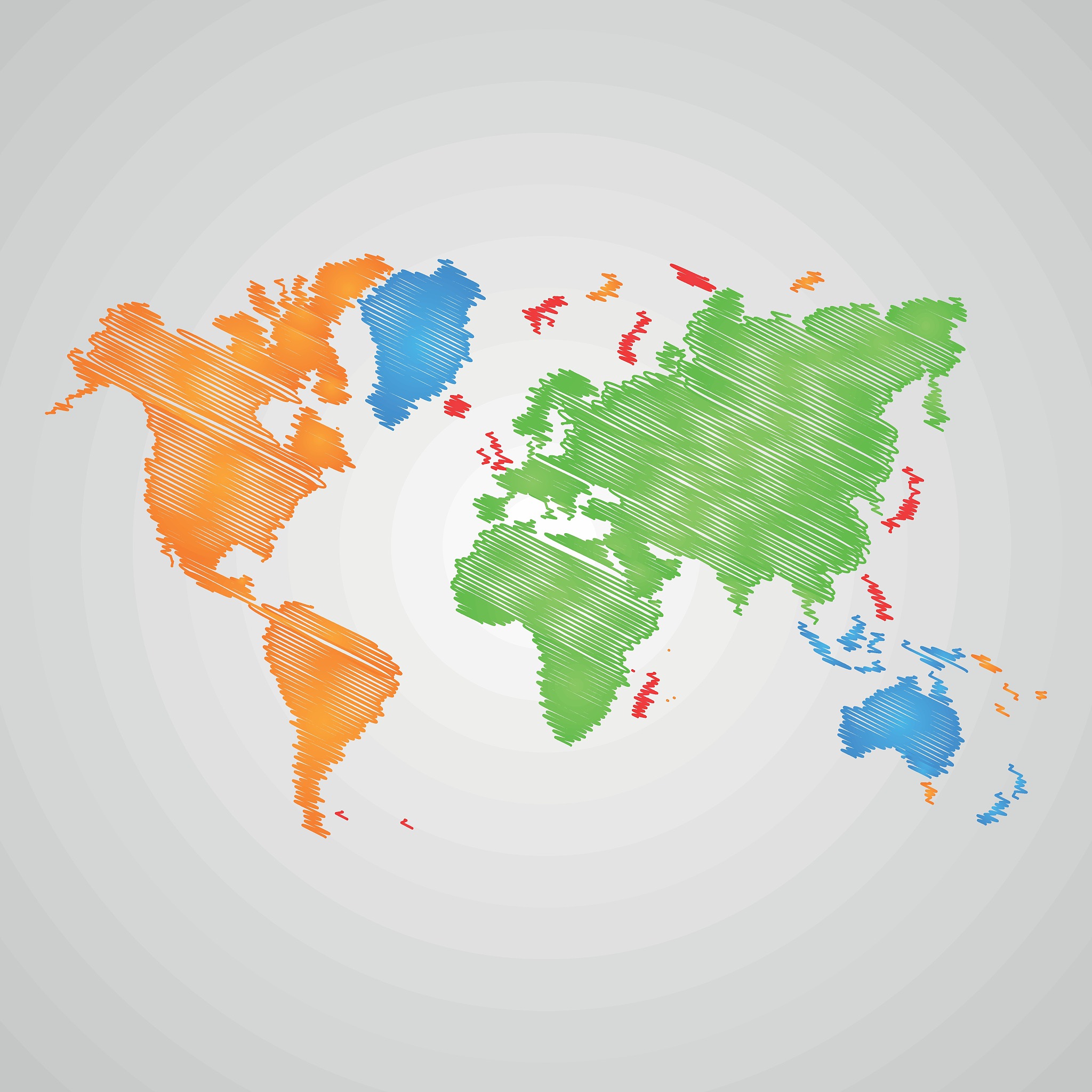 vector world map
