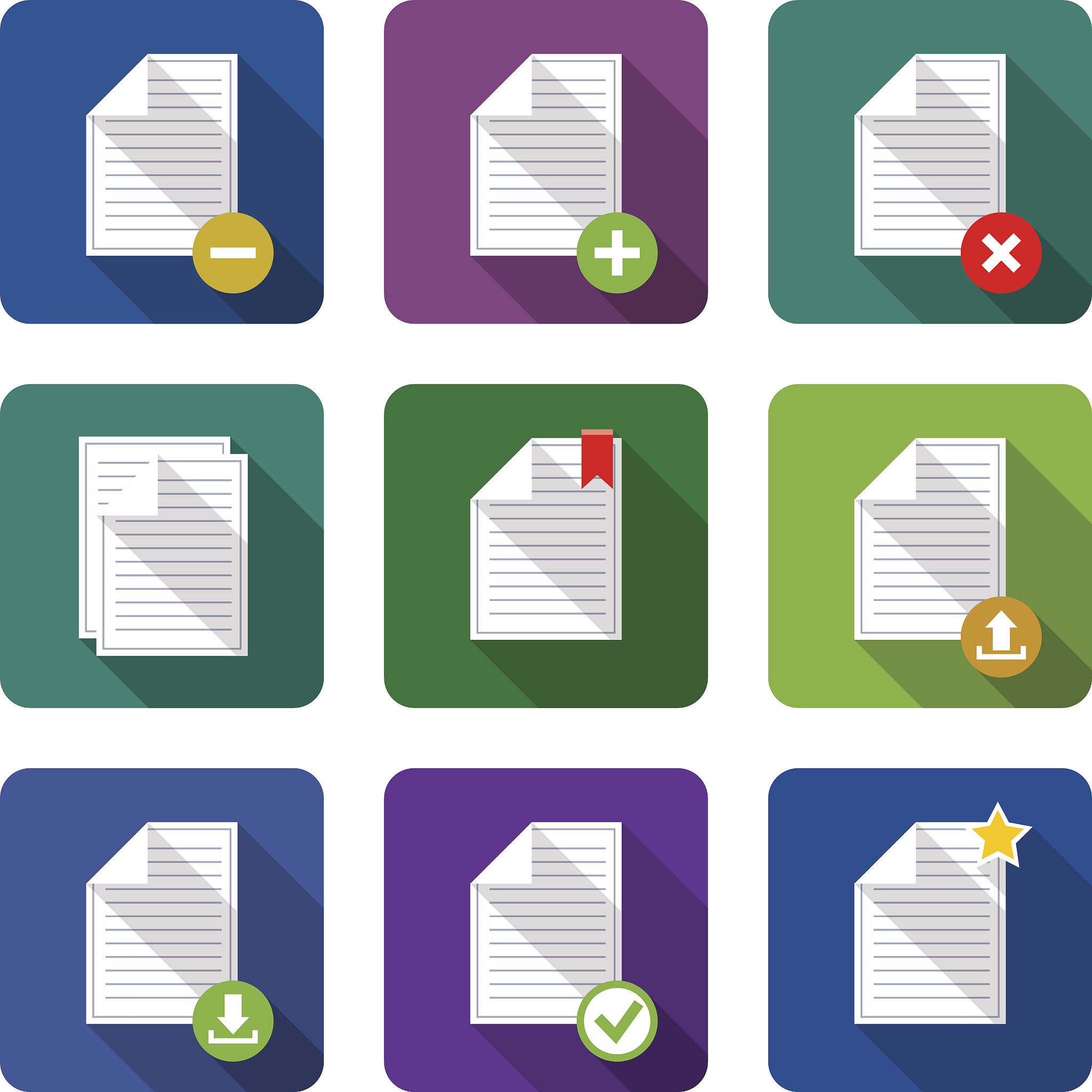 document icons