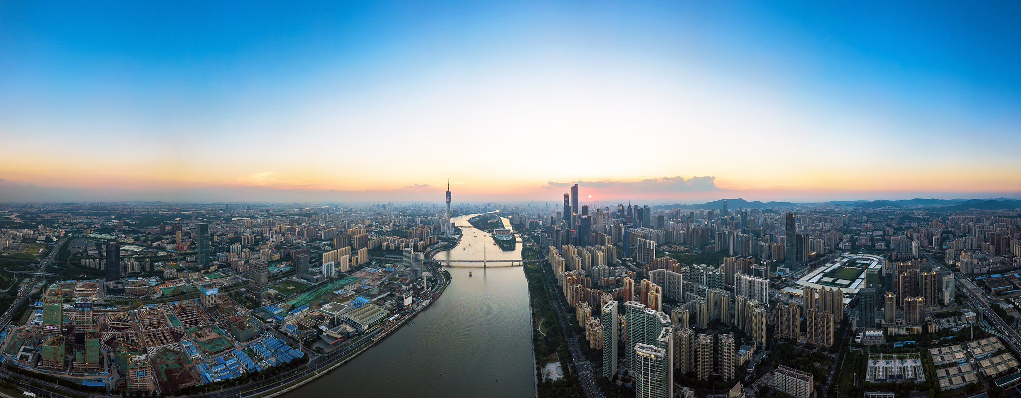 广东省广州城市风光