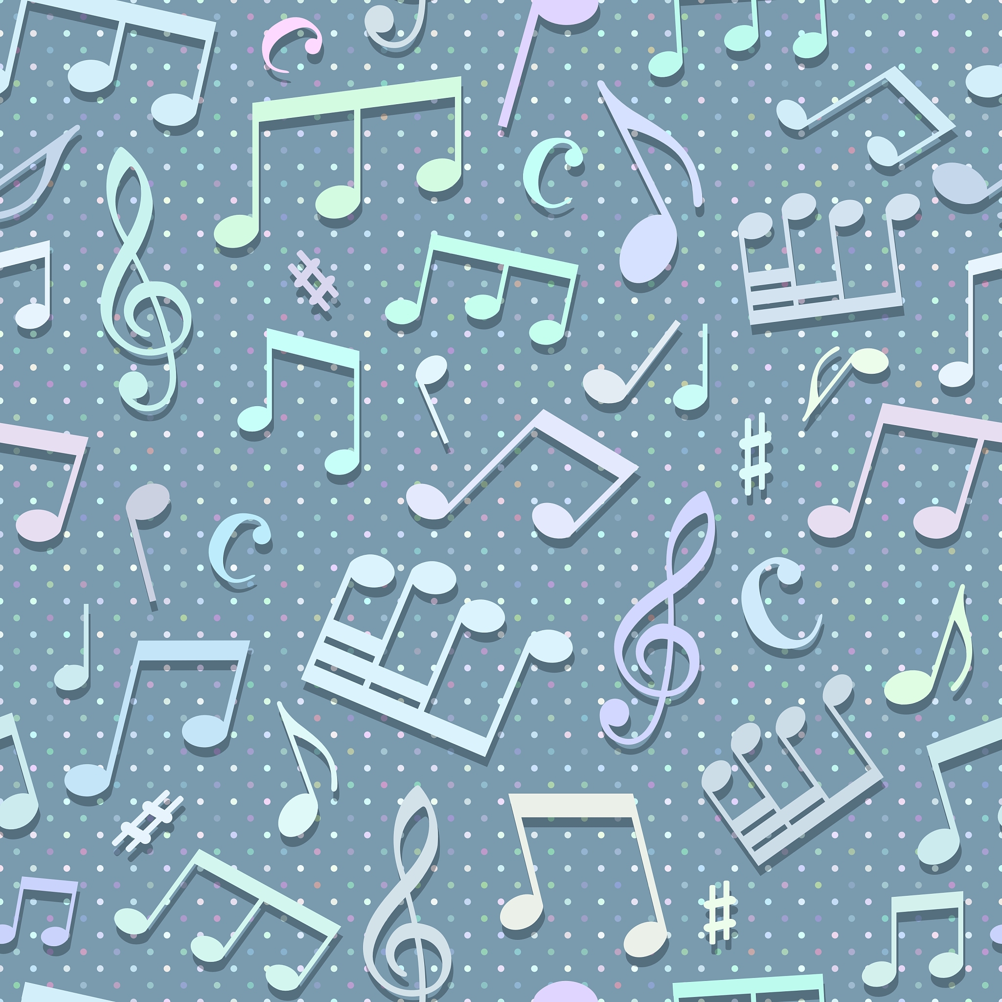 seamless music pattern
