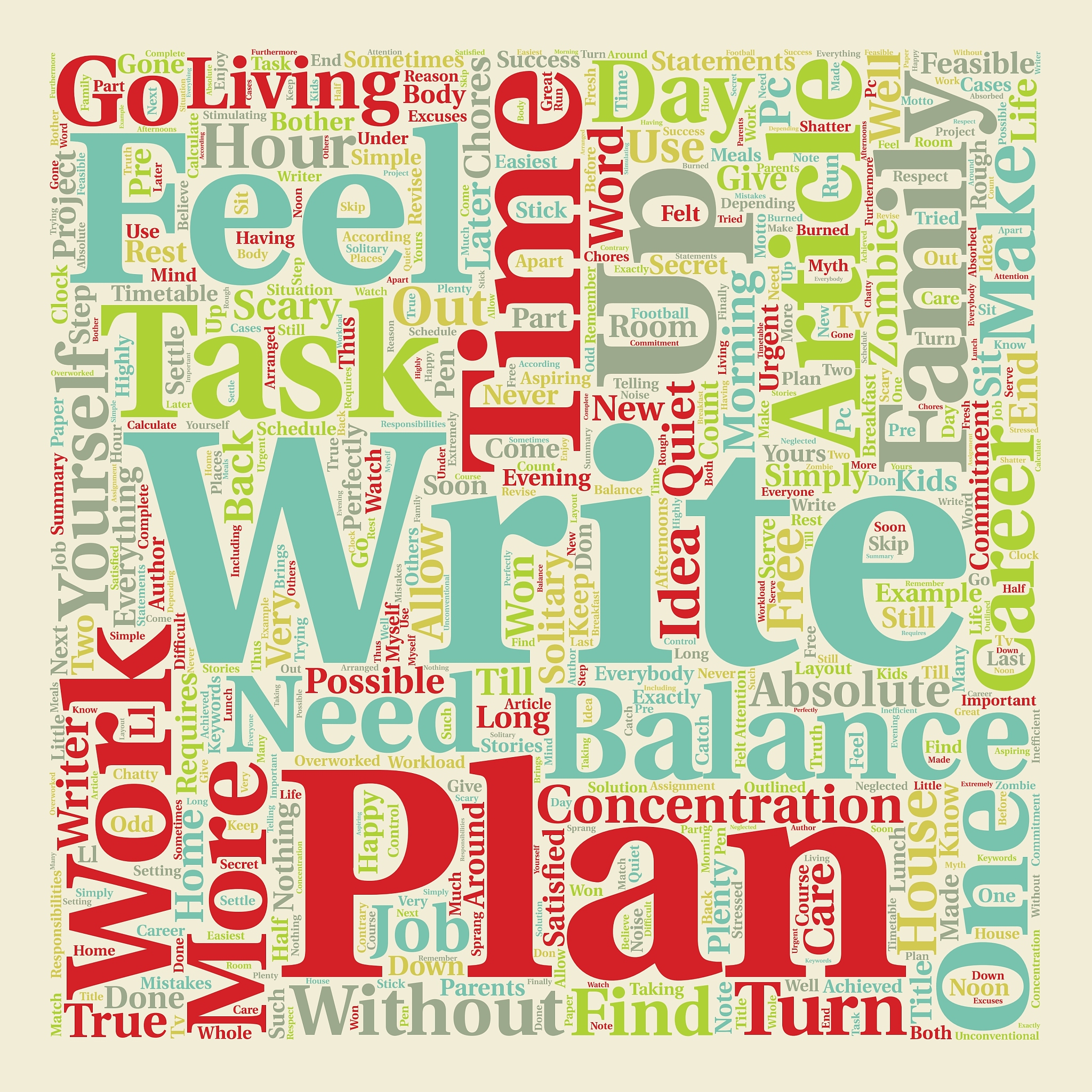 balance your life text background wordcloud