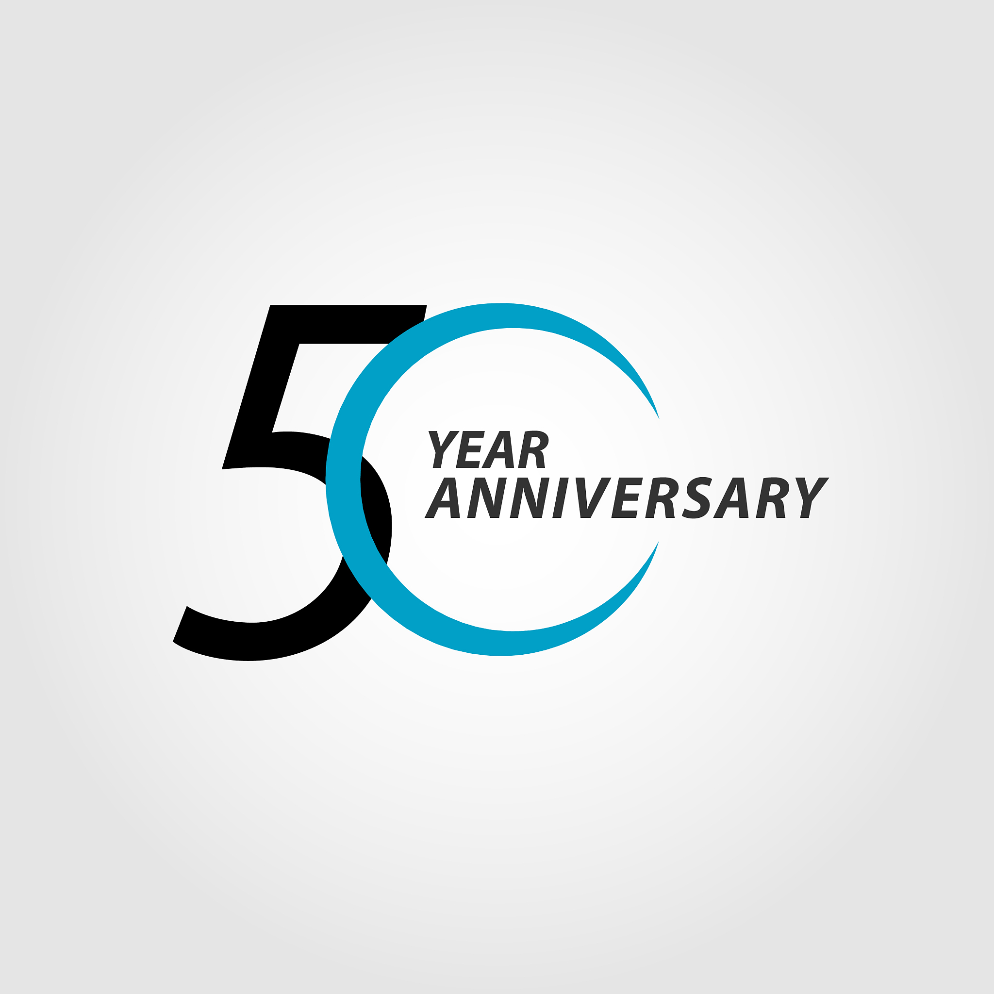 50 year anniversary template design